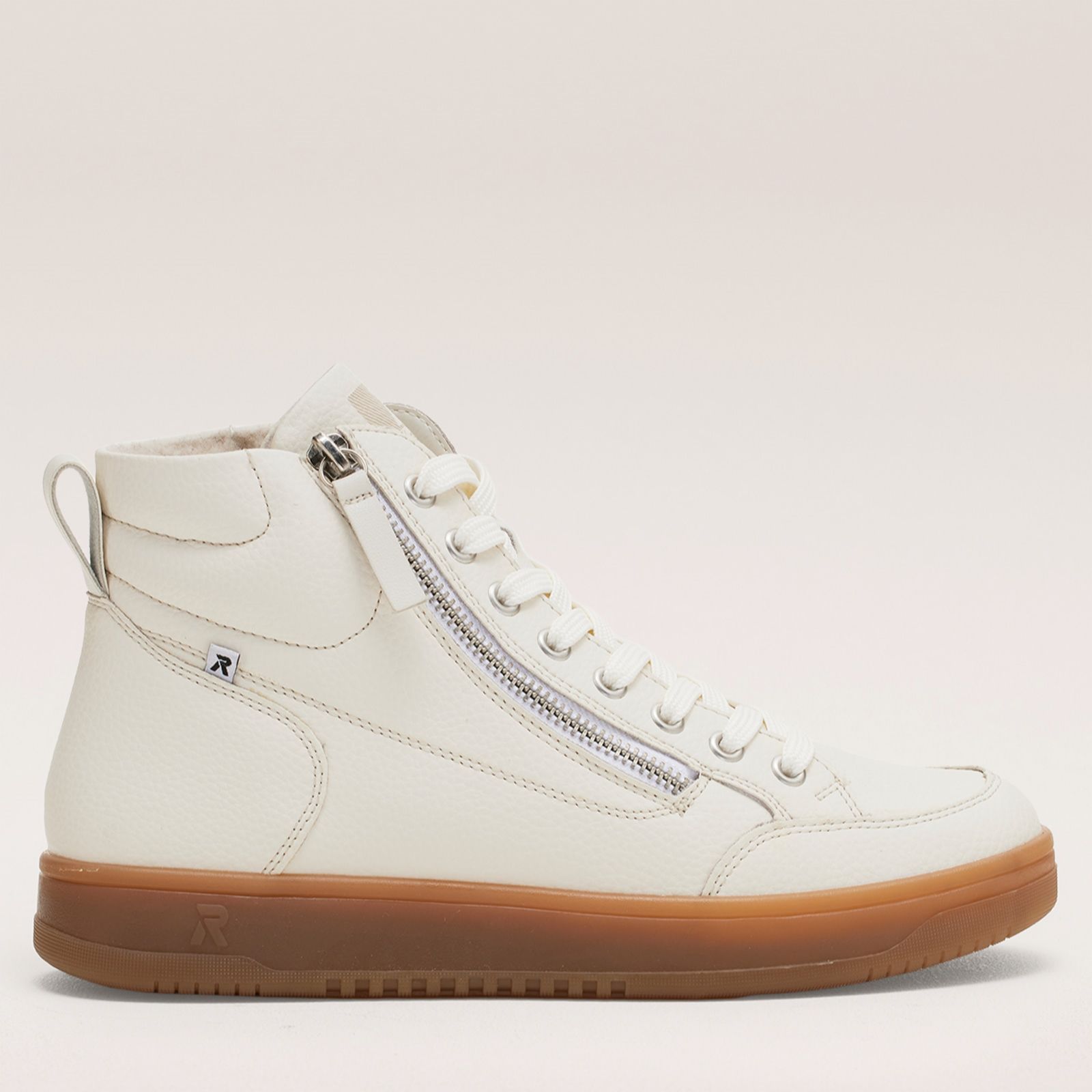 Rieker Leather Side Zip Trainer Boot