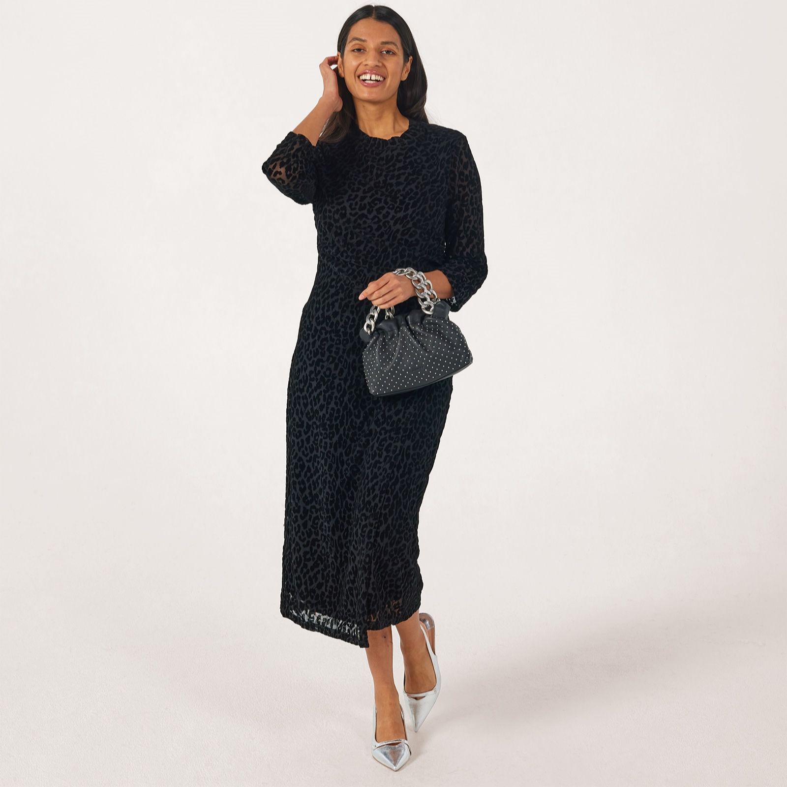 Izabel London Leopard Print Dress