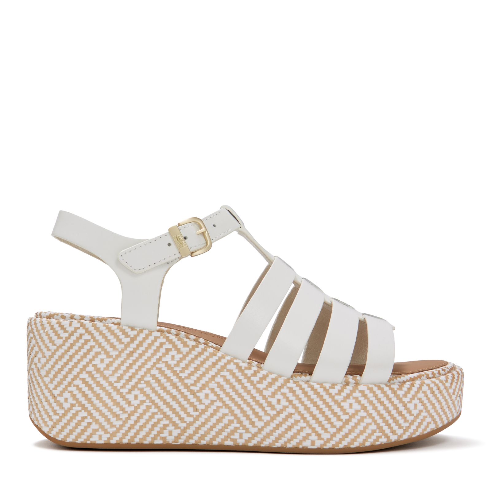 Fitflop Platforms Graphic Weave Leather Fisherman Sandals