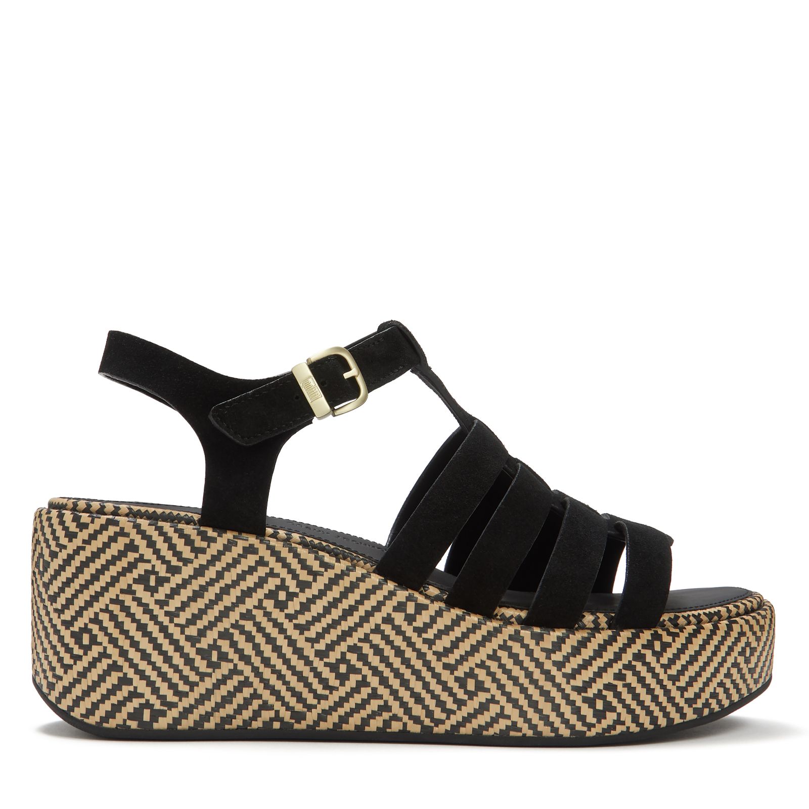 Fitflop Platforms Graphic Weave Leather Fisherman Sandals