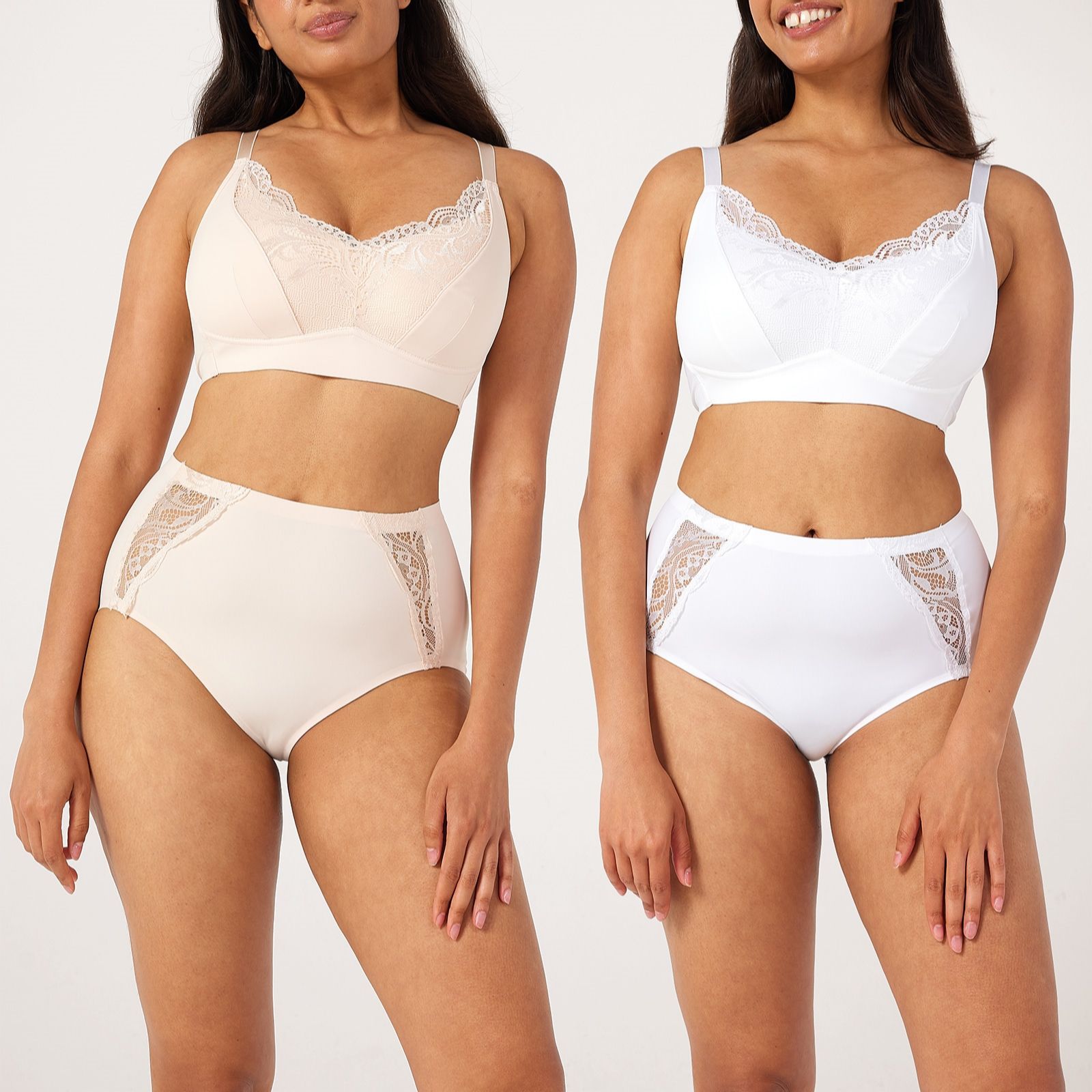 Rhonda Shear 2 Pack Invisible Edge Lace Panty