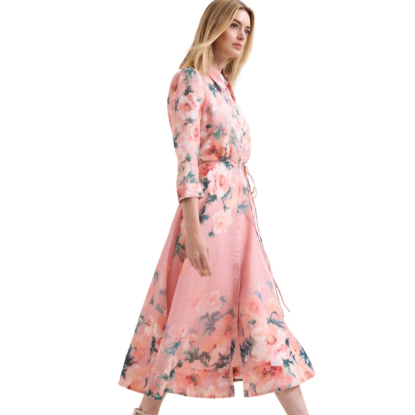 Phase Eight Anabella Floral Shirt Dress Petite