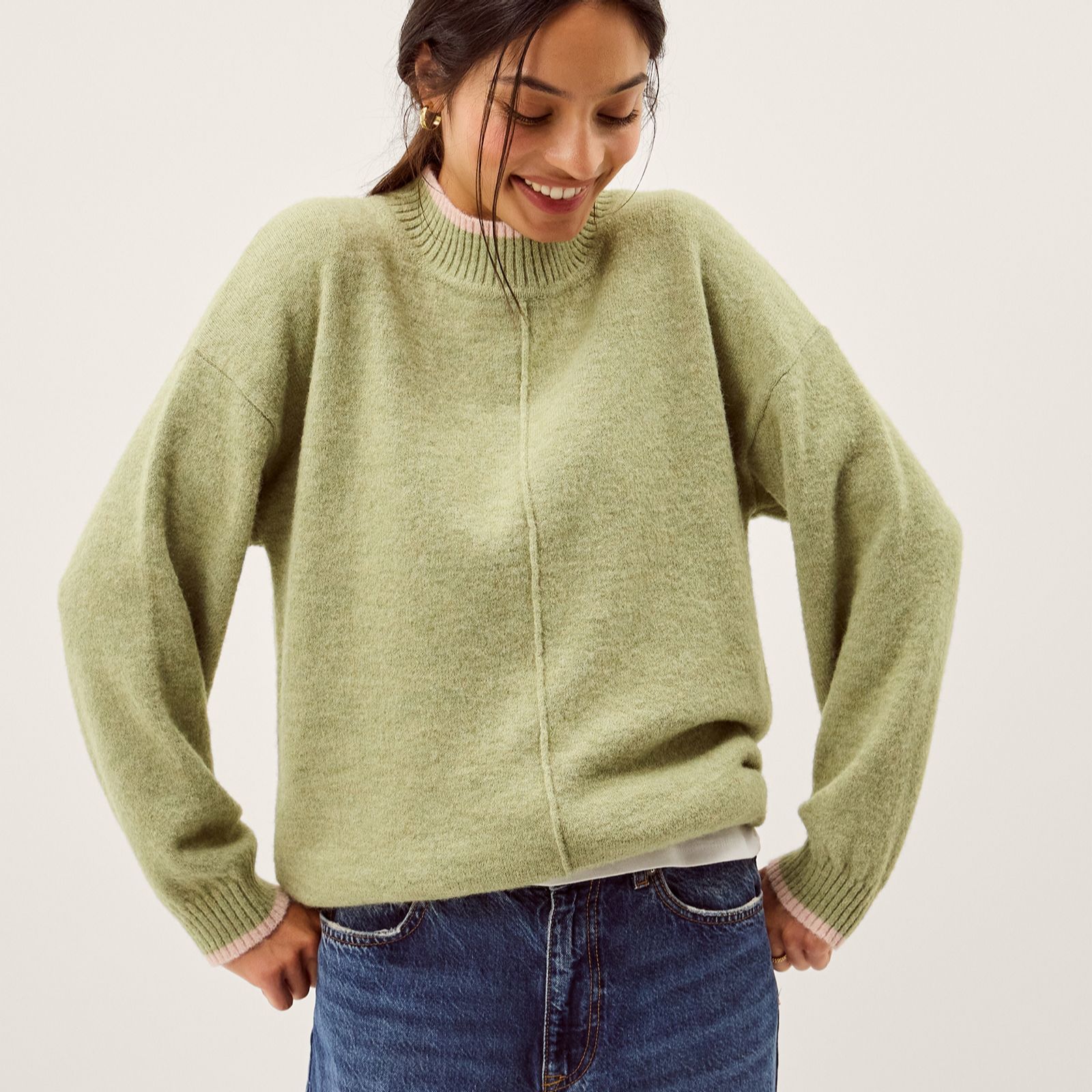 Monsoon Tori Tipped Jumper