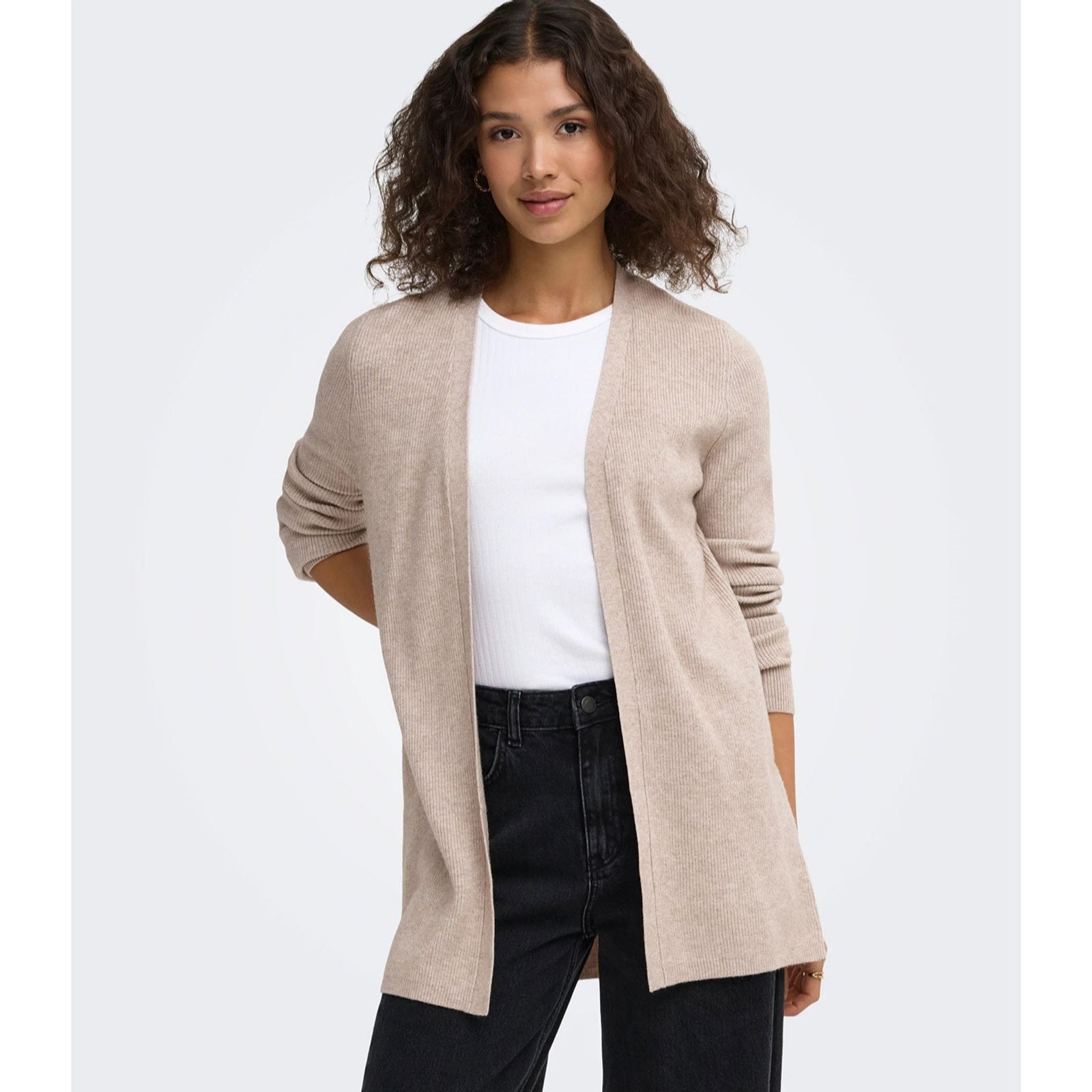 Only Mary Ribbed Knitted Cardigan