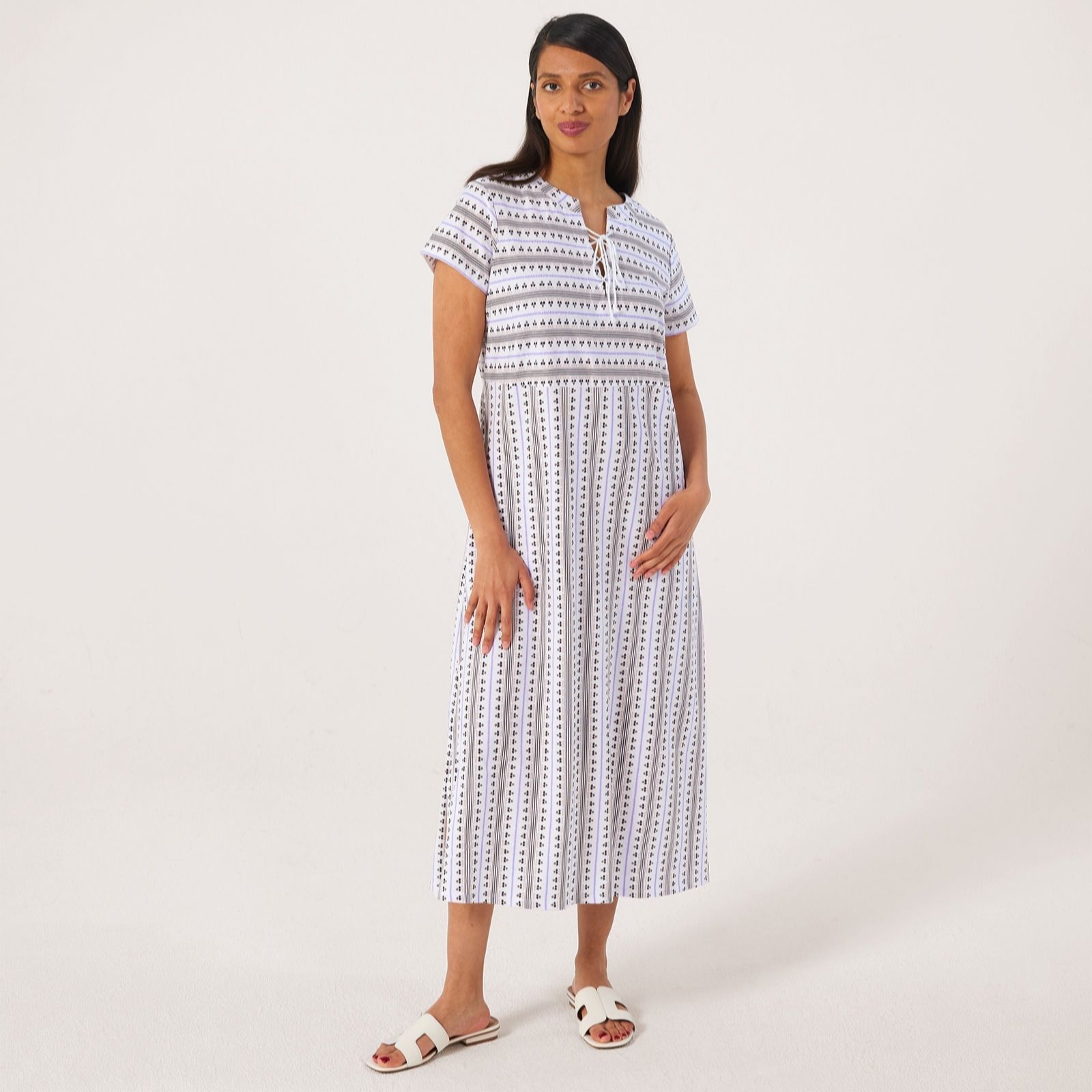  Carole Hochman Cotton Maxi Dress