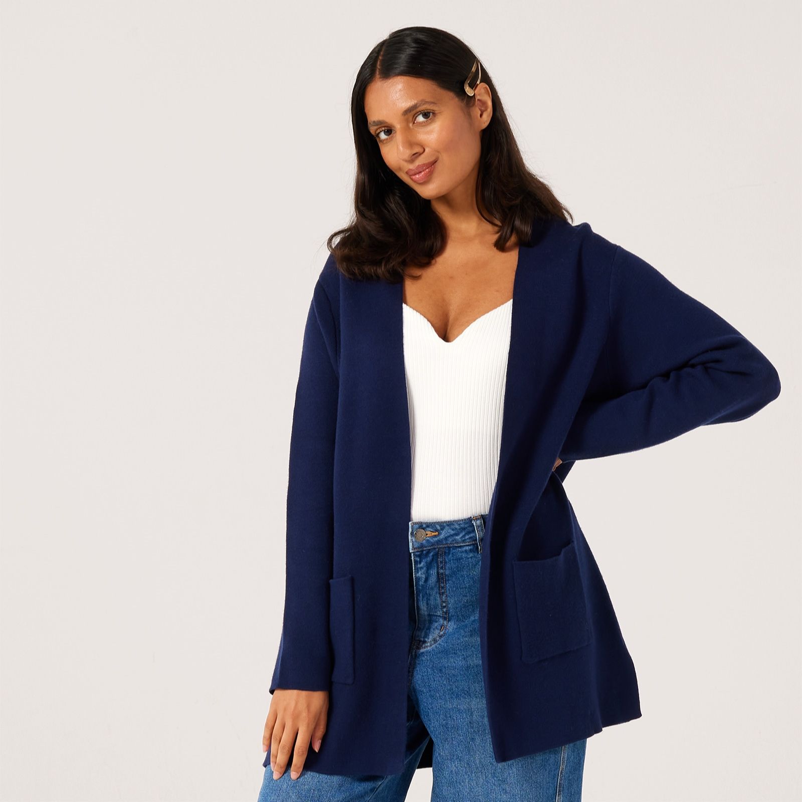 Denim & Co. Long Cardigan