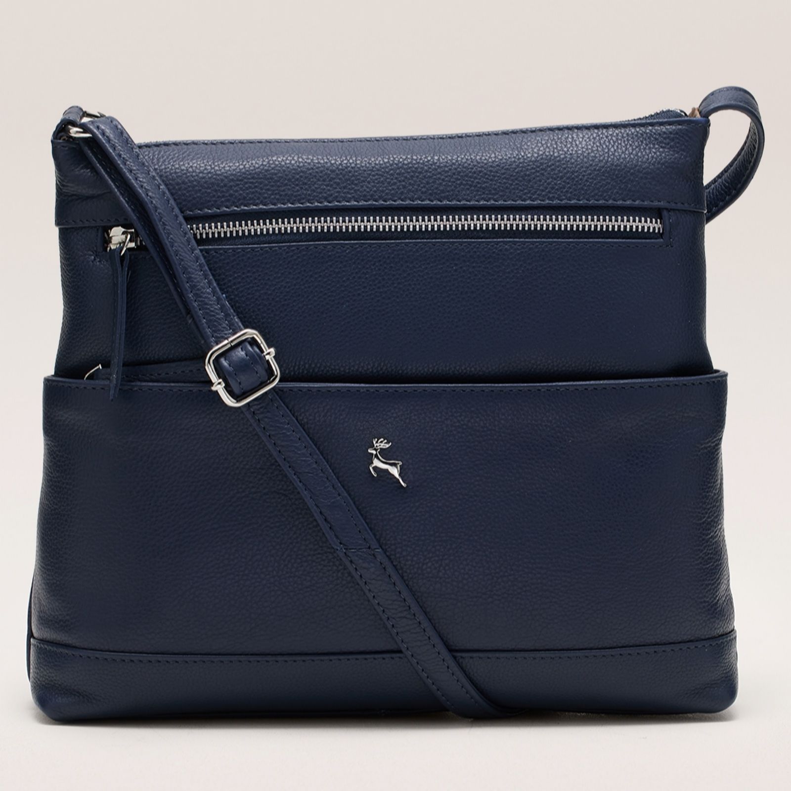 Ashwood Cross-Body Bag with Front Zip Compartment