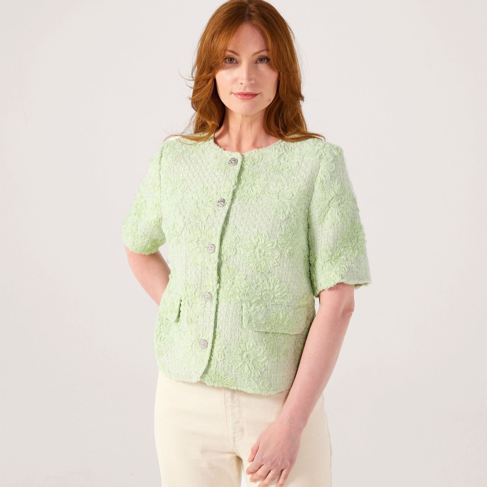 YAS Kavi Textured Blazer Jacket