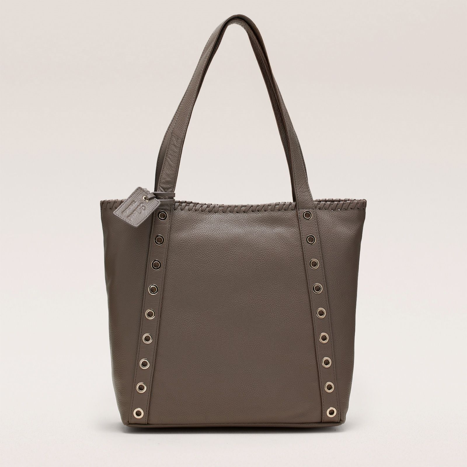 Ashwood Leather Eyelet Detail Shoulder Bag