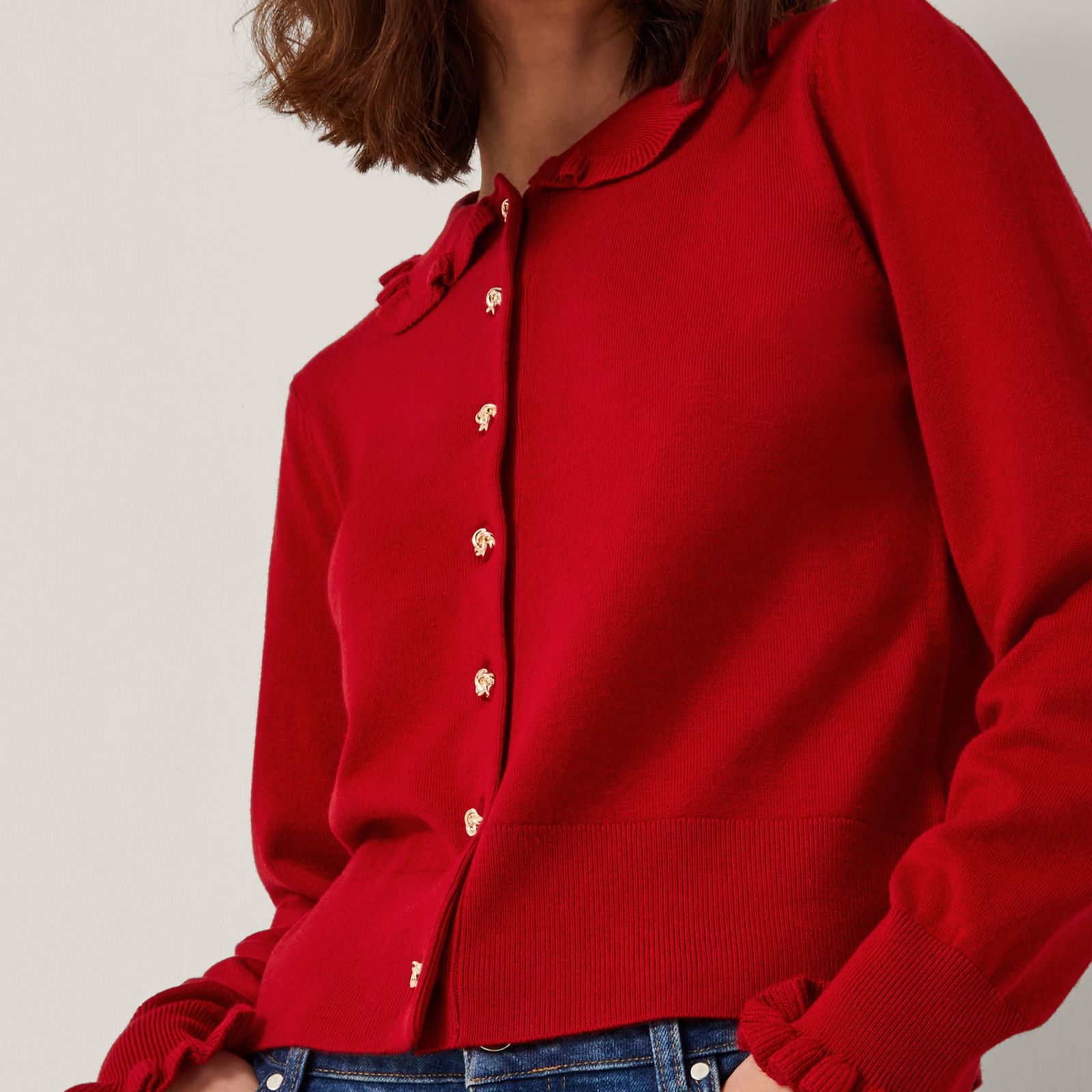 Monsoon Clea Collar Cardigan