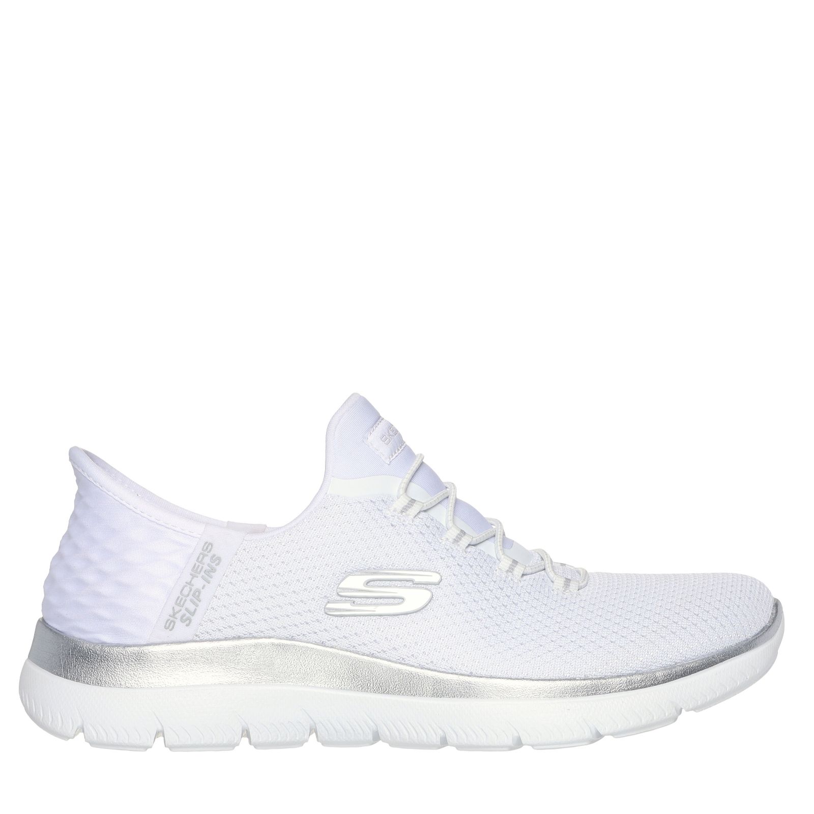 Outlet Skechers Wide Fit Summits Diamond Dream Slip-Ins Trainer