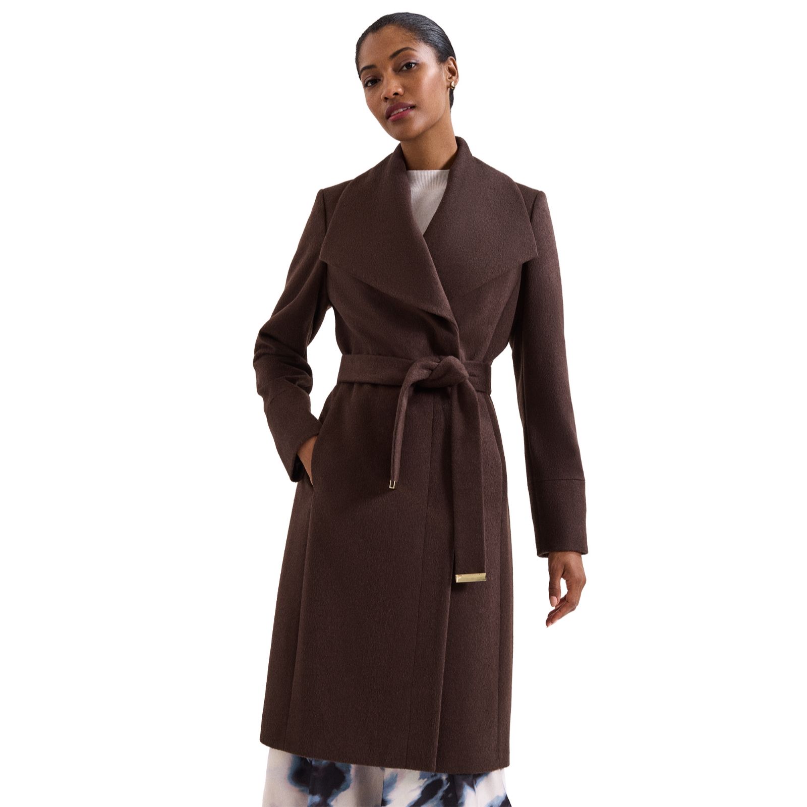 Phase Eight Wool Blend Nicci Belted Coat