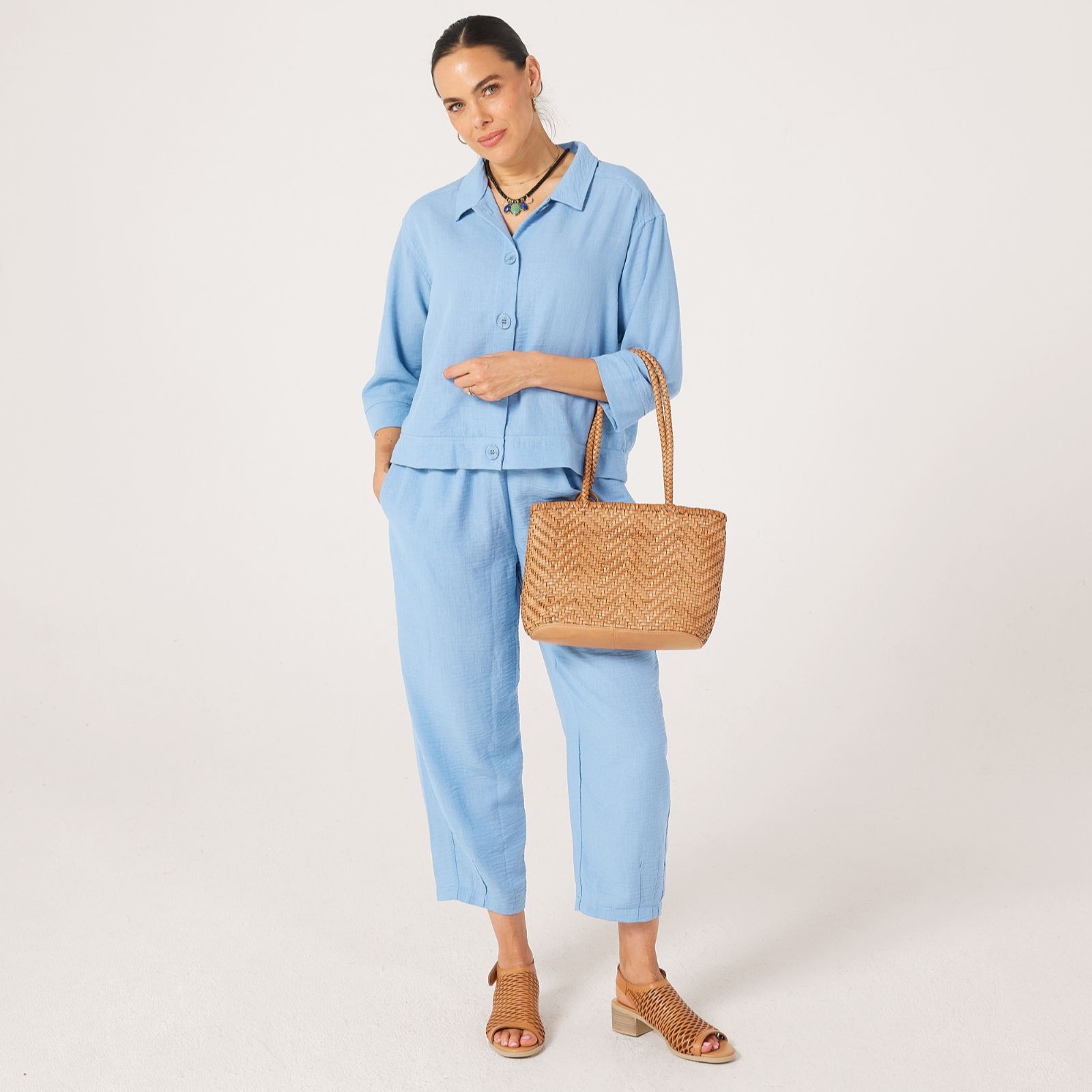 Kim & Co Linen Feel Light Jacket