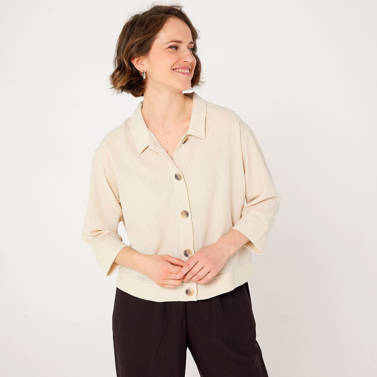 Kim & Co Linen Feel Light Jacket