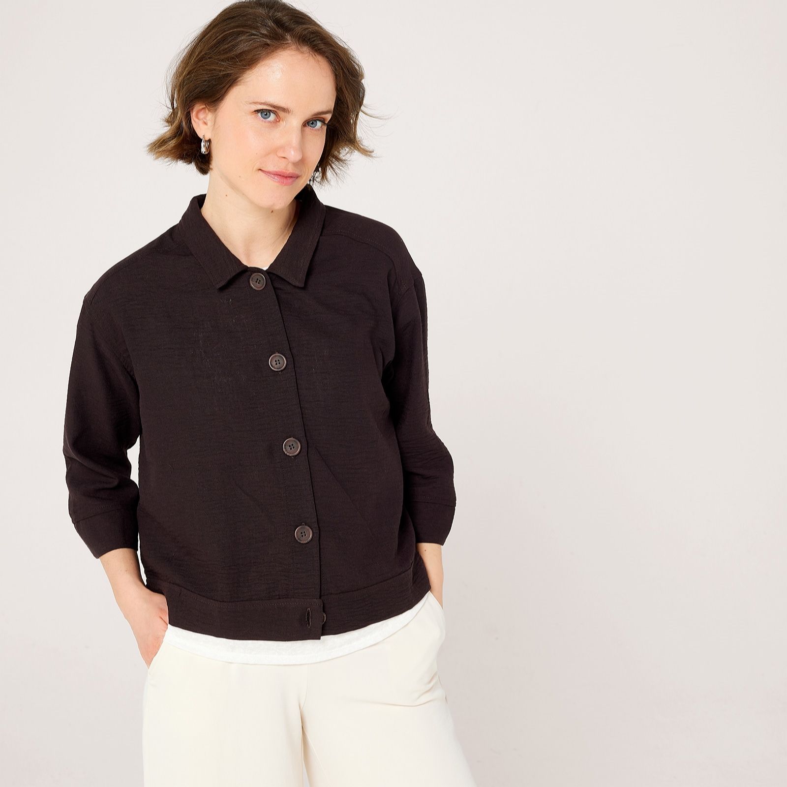 Kim & Co Linen Feel Light Jacket