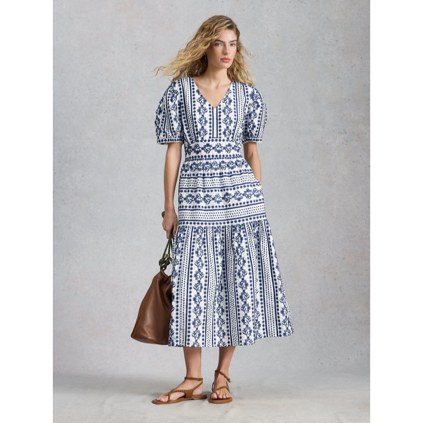 White Stuff Jolene Embroidered Dress