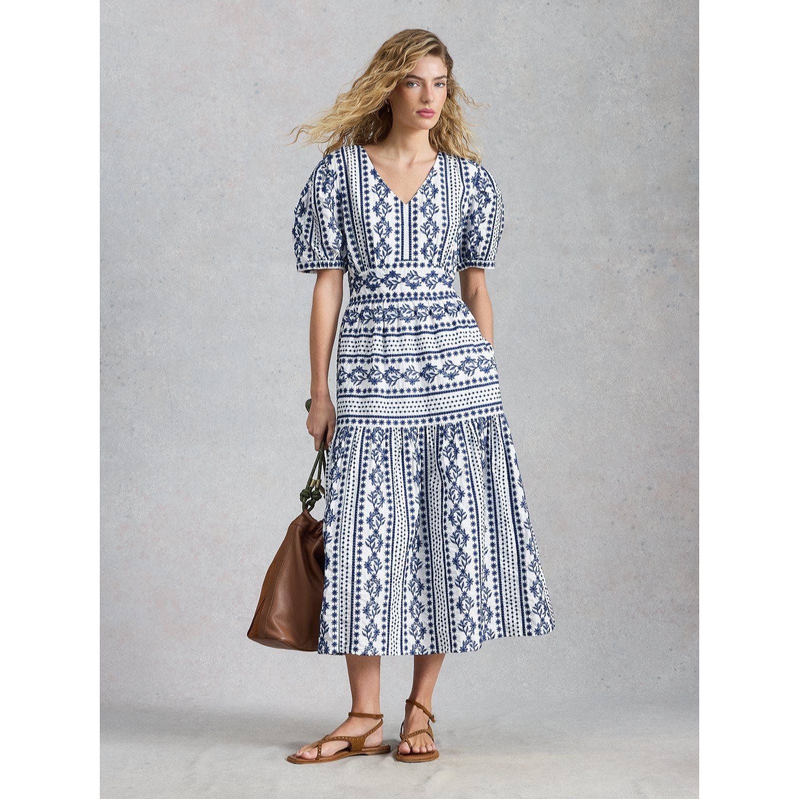 White Stuff Jolene Embroidered Dress