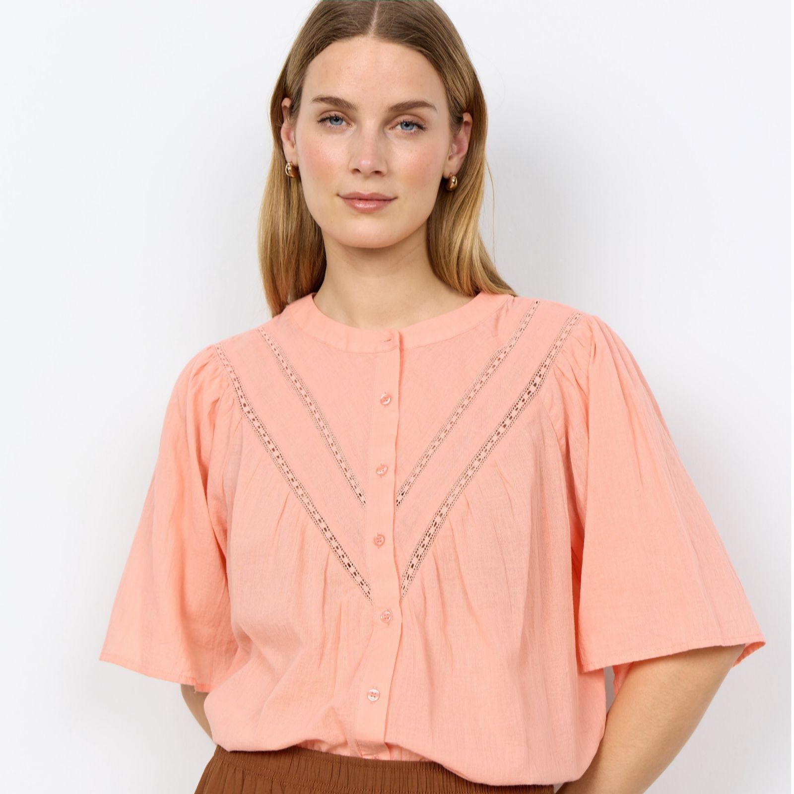 SOYACONCEPT Fabiana Short Sleeve Blouse