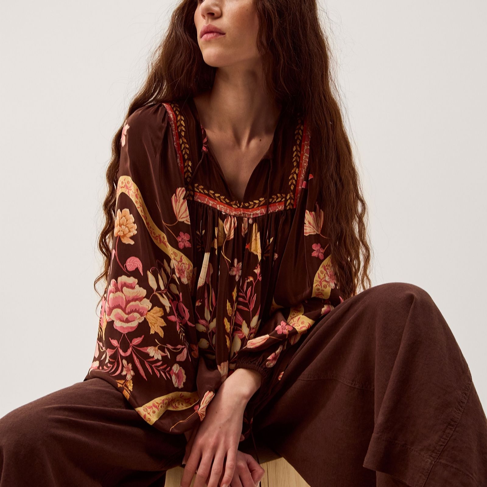 Monsoon Samara Print Blouse