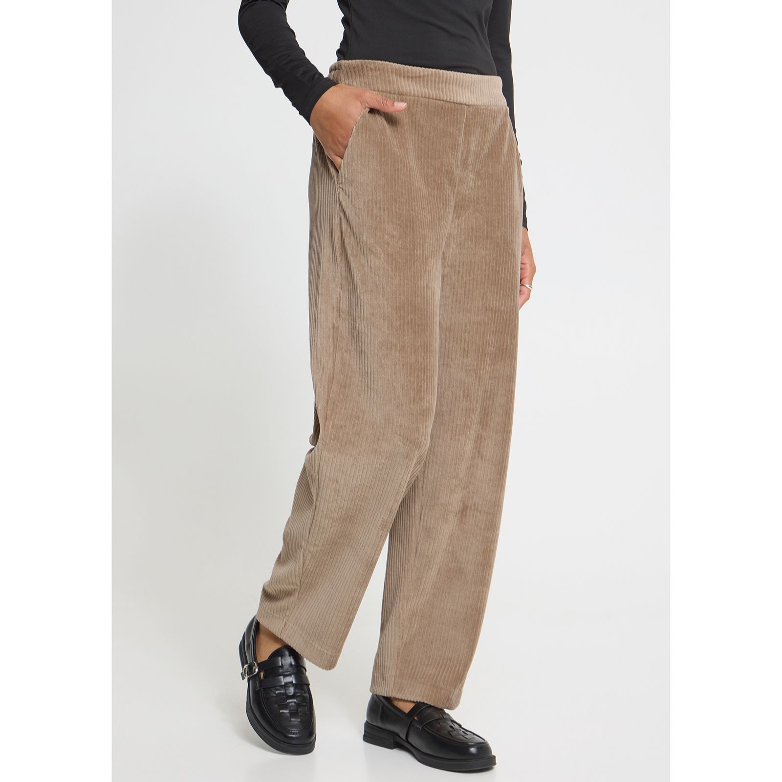 ICHI Tamary Cropped Cordory Trouser
