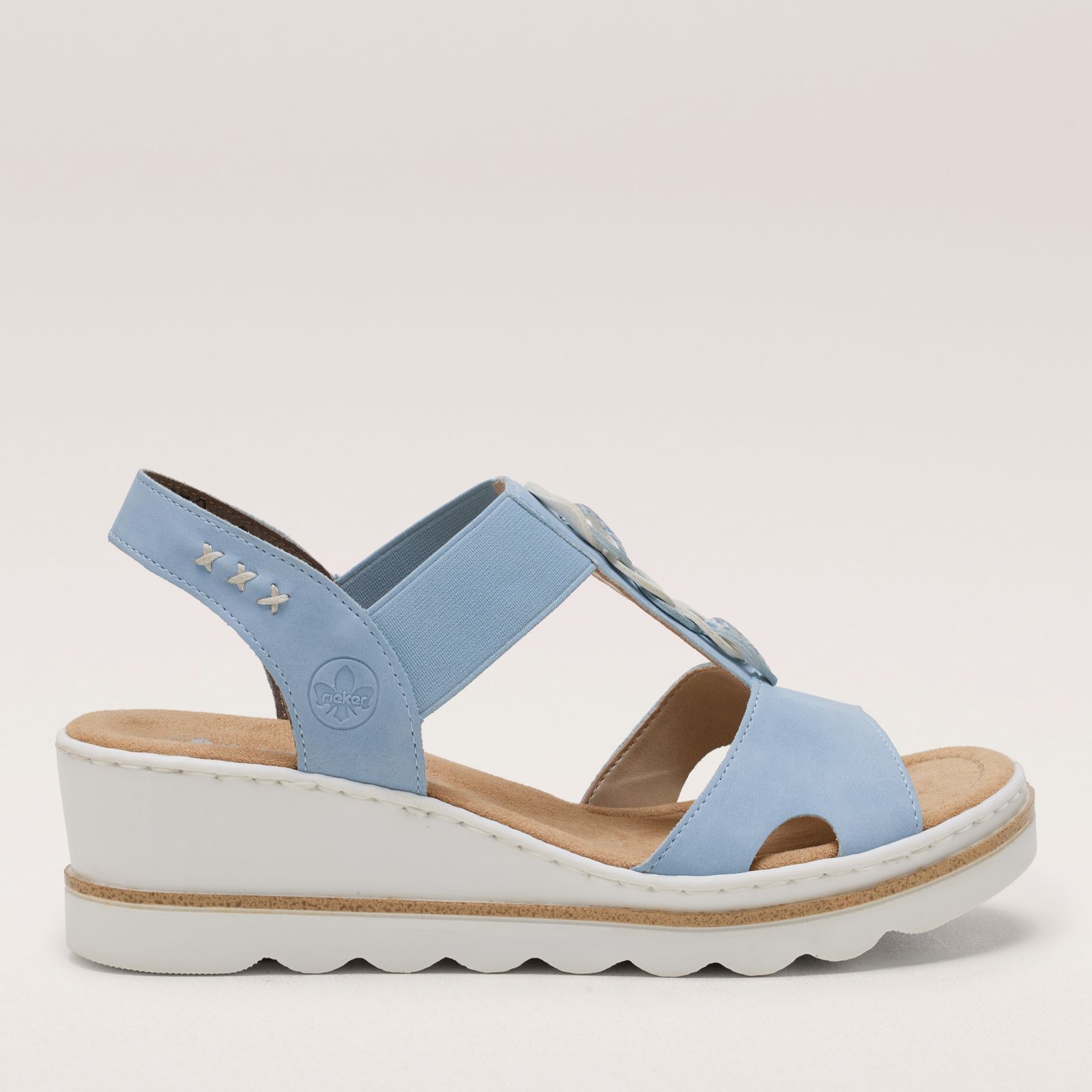 Rieker Circle Detail Wedge Sandal