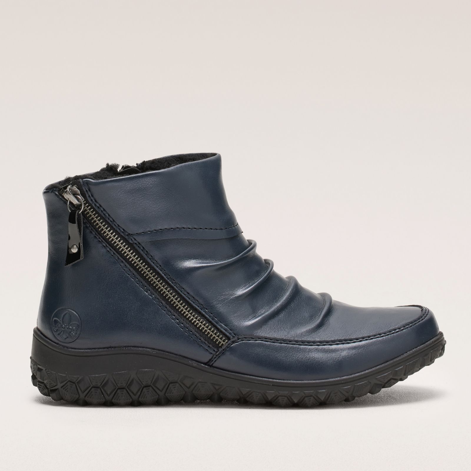 Rieker Ruched Warm Lined Boot