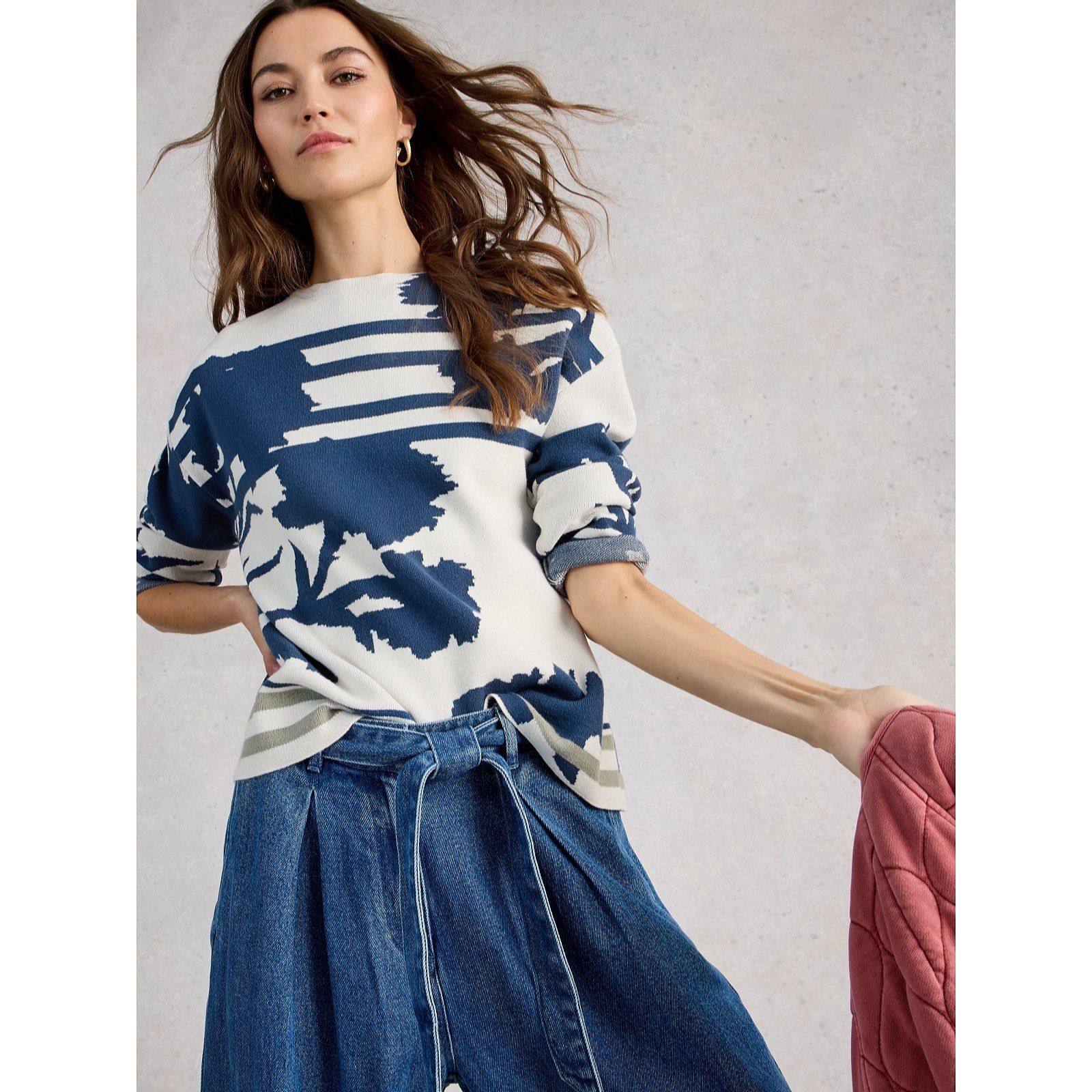 White Stuff Fabia Floral Jumper