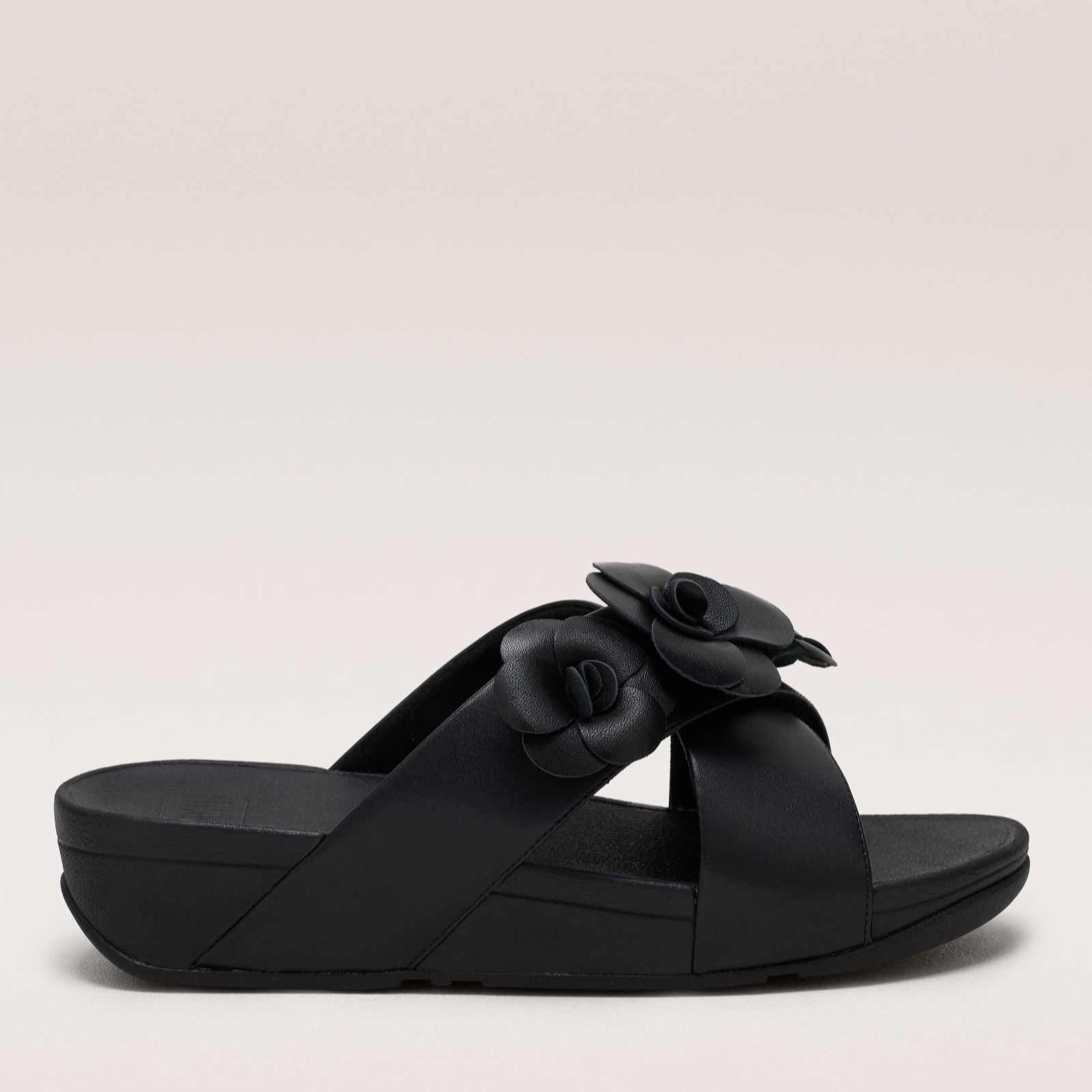 Fitflop Lulu Flower Cross Slides