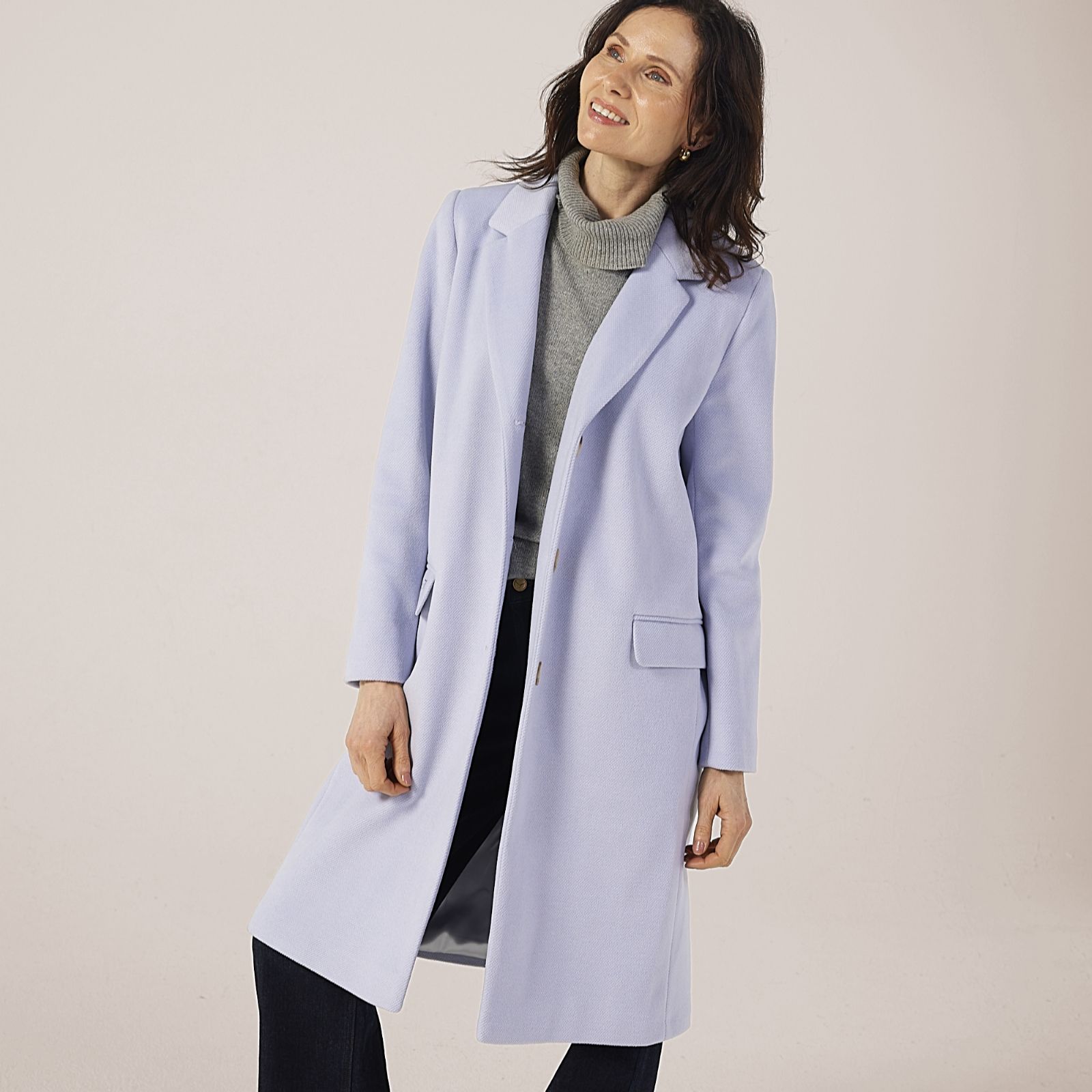 Helene Berman Super Soft Textured College Coat
