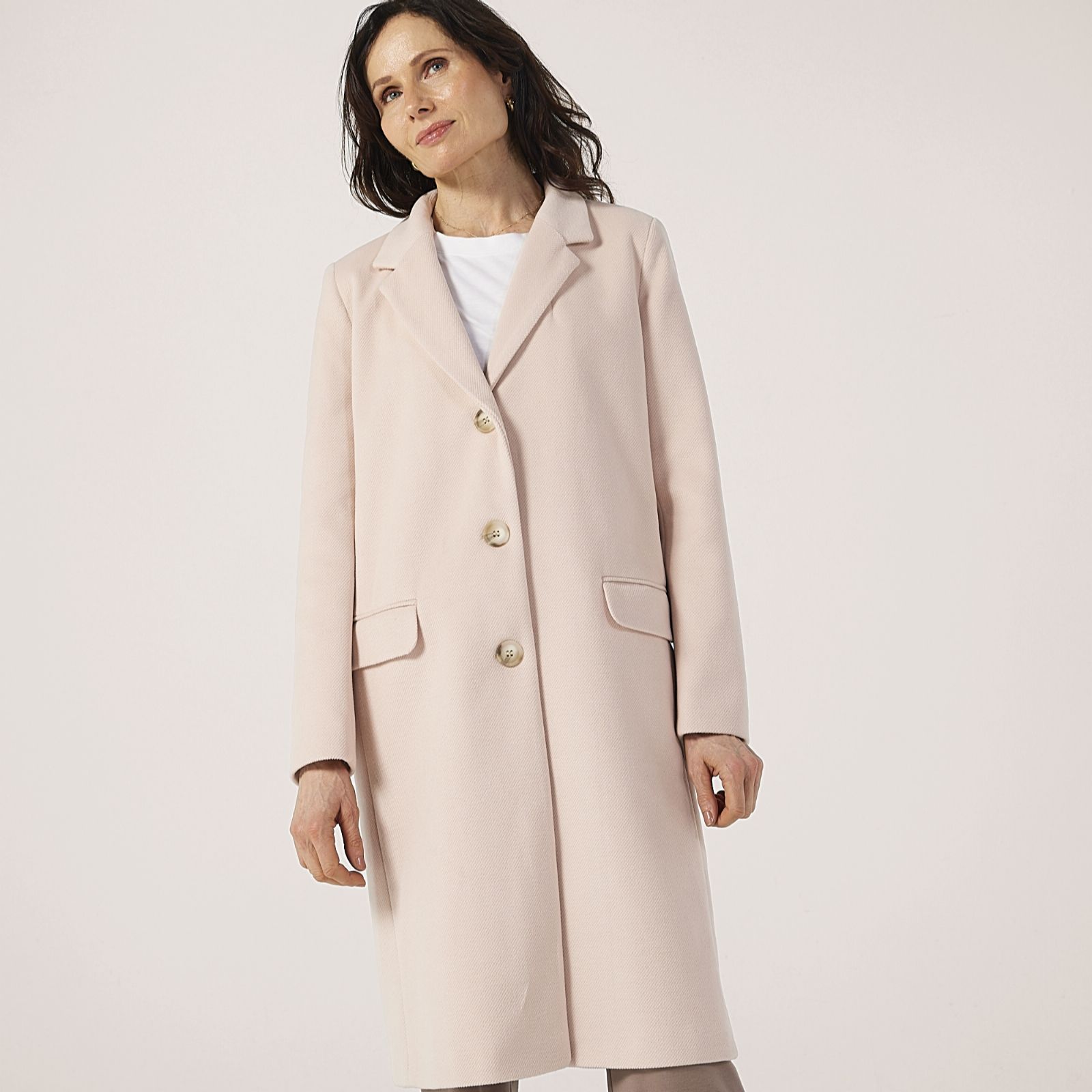 Helene Berman Super Soft Textured College Coat