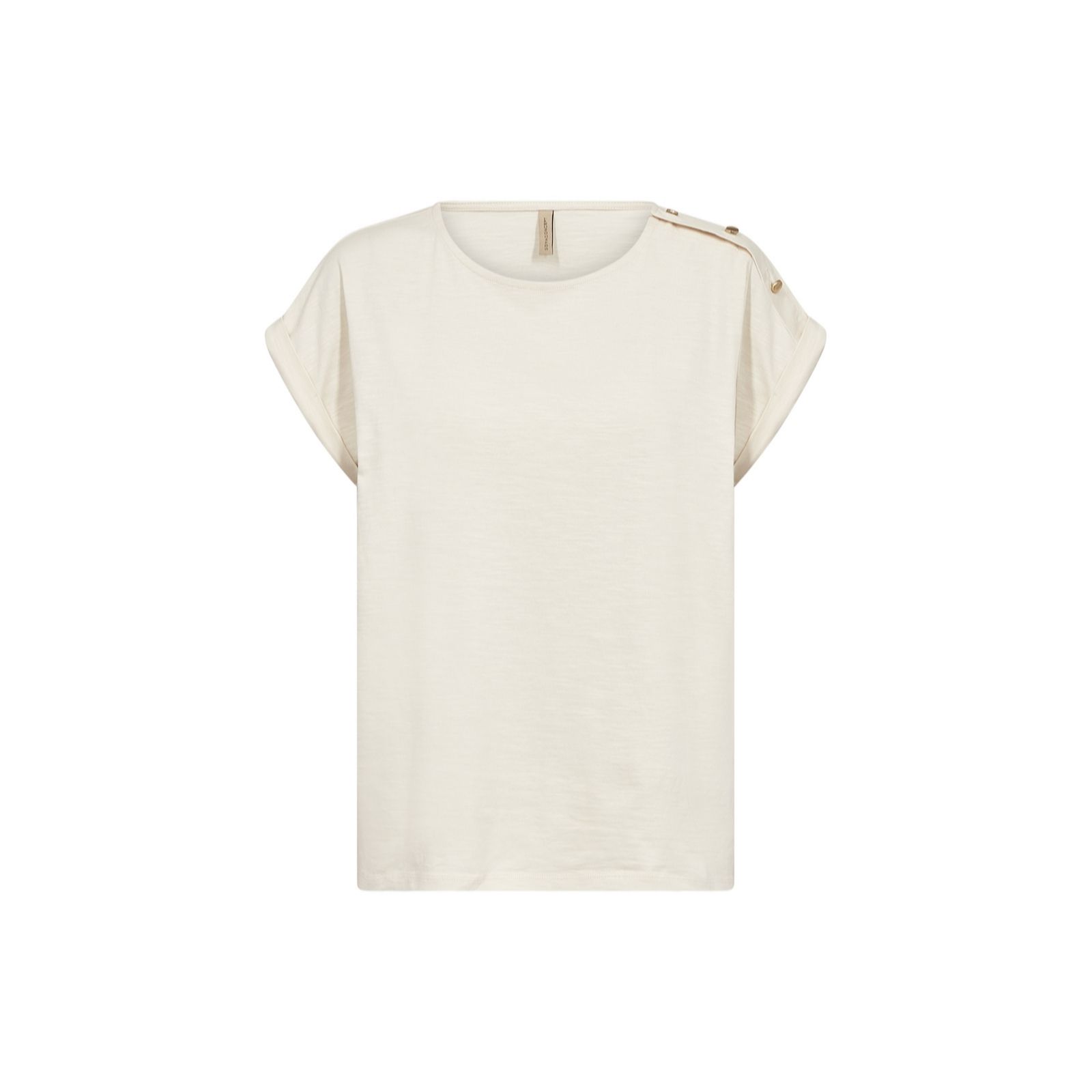 SOYACONCEPT Babette Button Detail T-Shirt