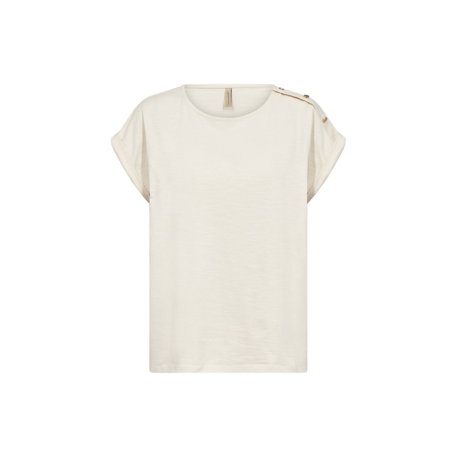SOYACONCEPT Babette Button Detail T-Shirt
