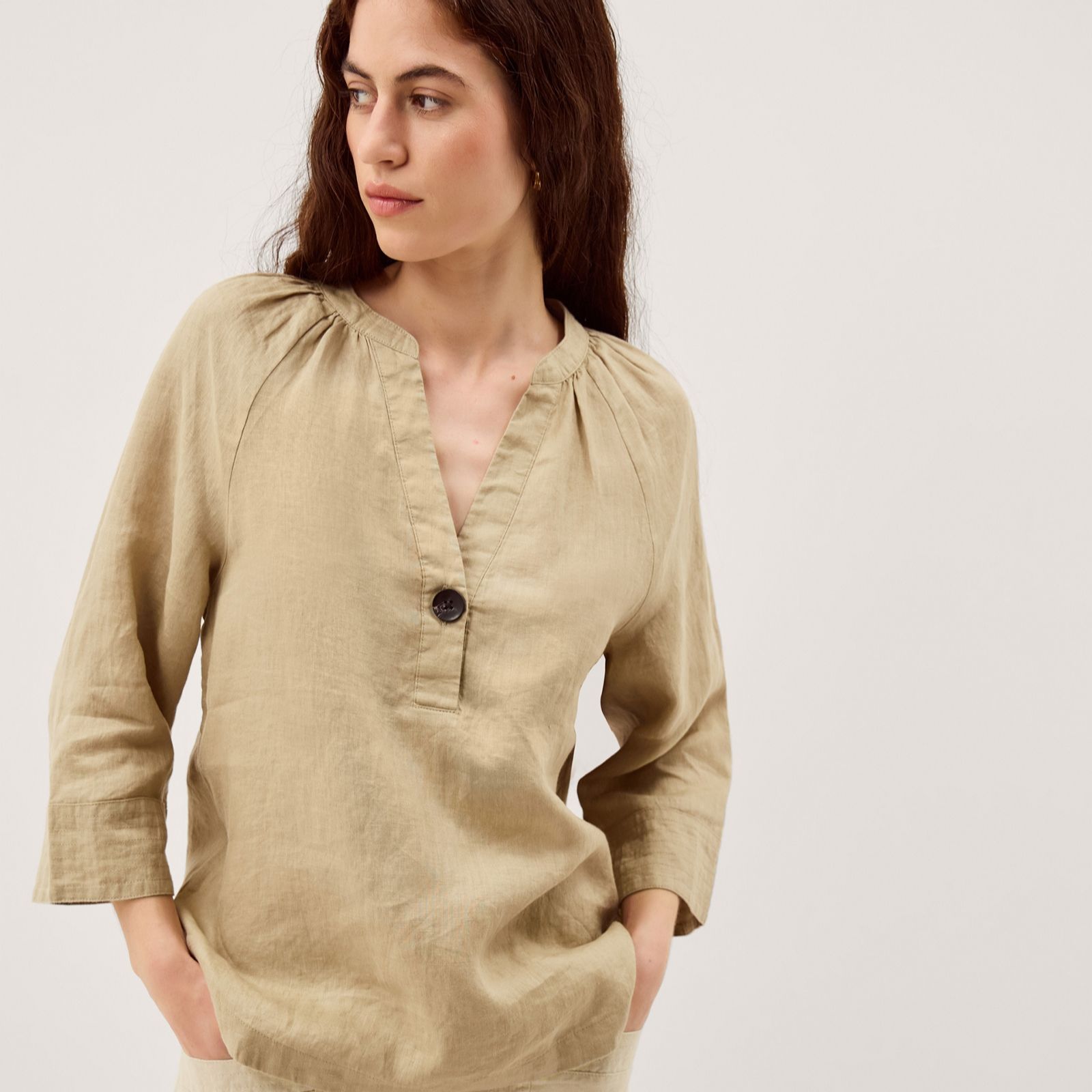 Monsoon Gianna Linen Top