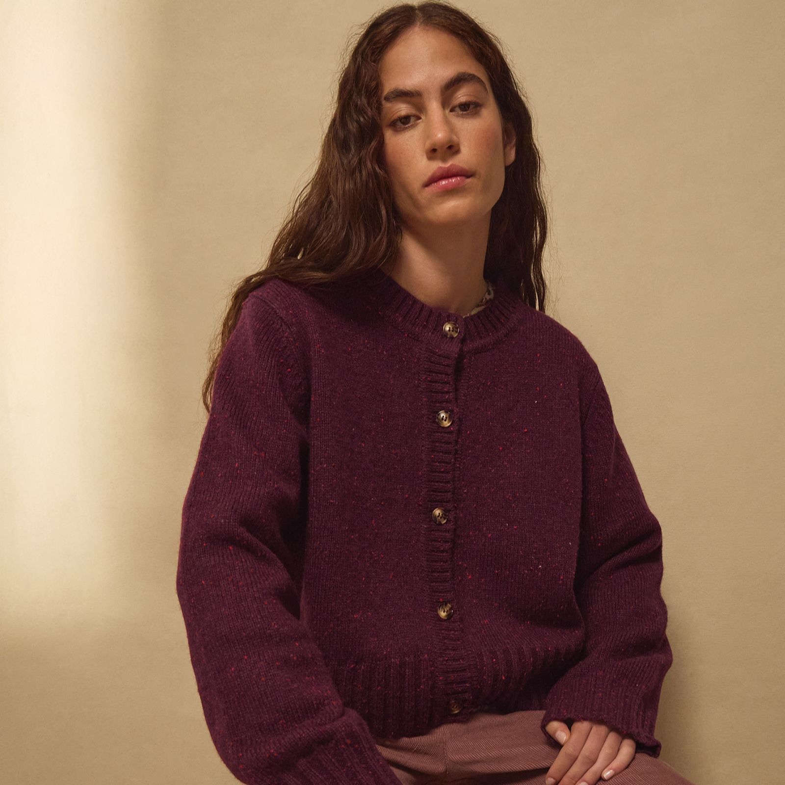East Zoya Wool Blend Cardigan