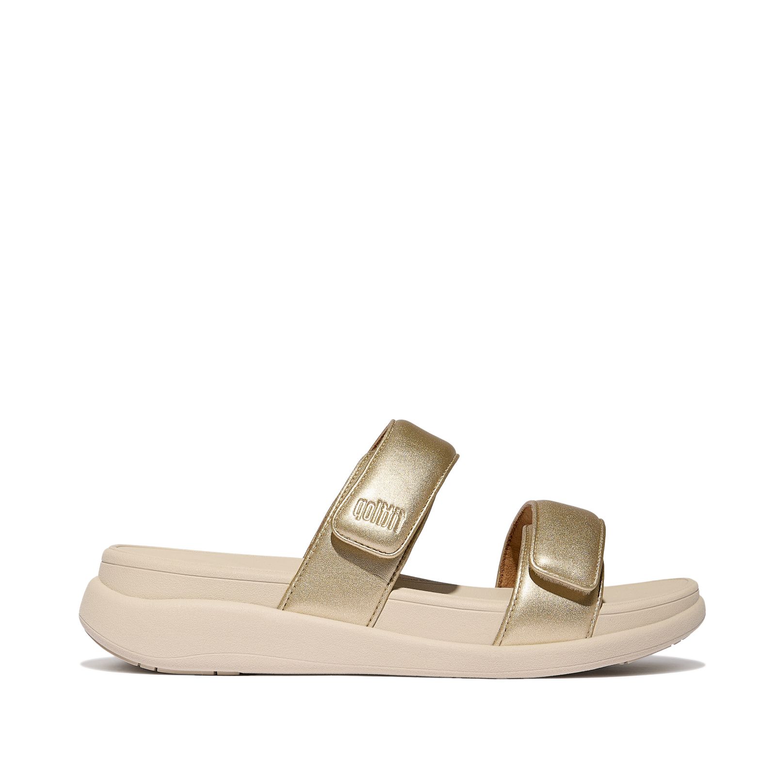 Outlet Fitflop F-Moda Go Flatform Two-Bar Slides