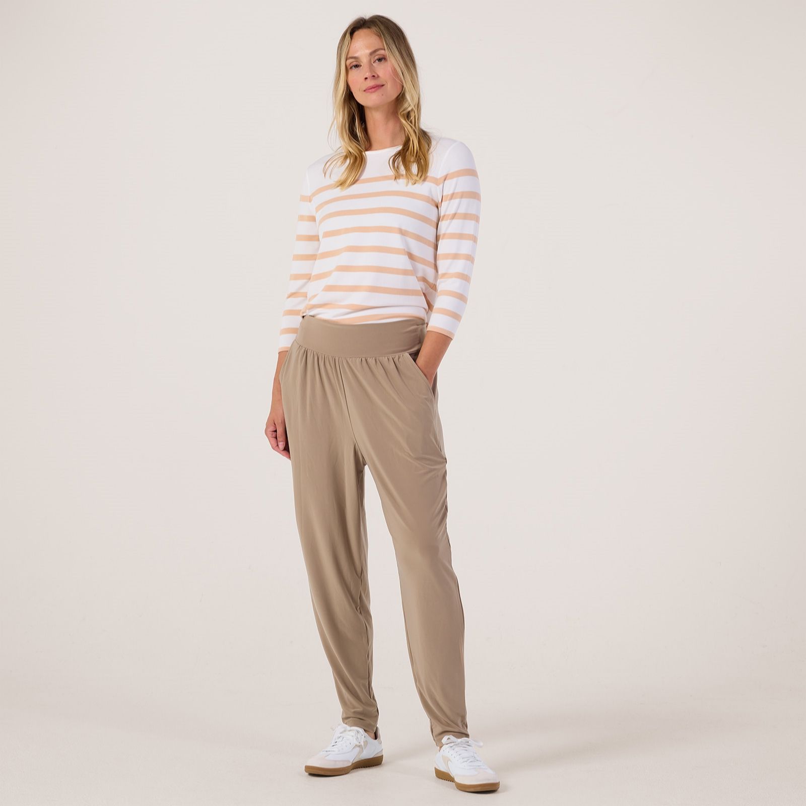 Kim & Co Brazil Jersey Wellness Trousers with Pockets