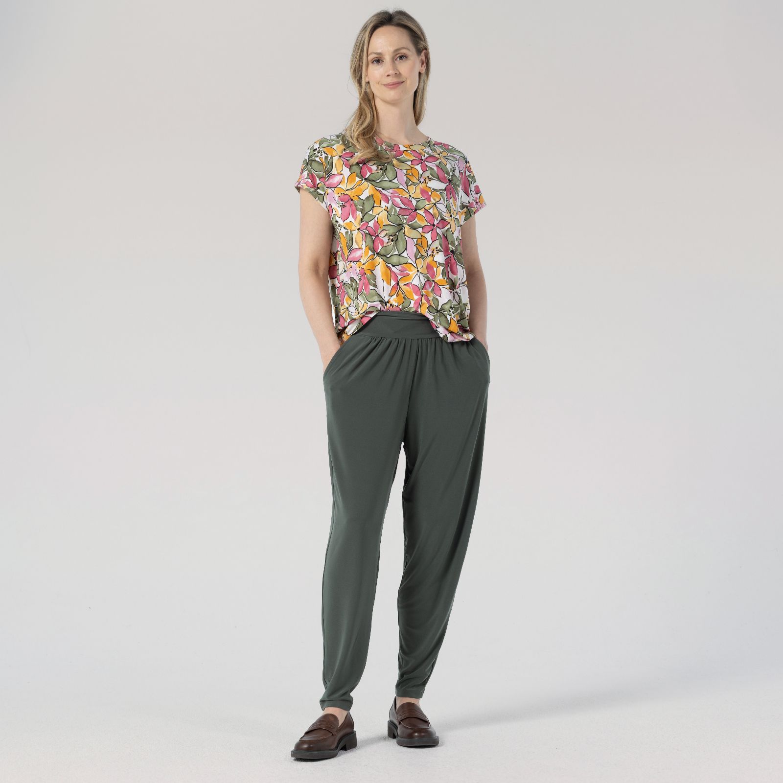 Kim & Co Brazil Jersey Wellness Trousers with Pockets