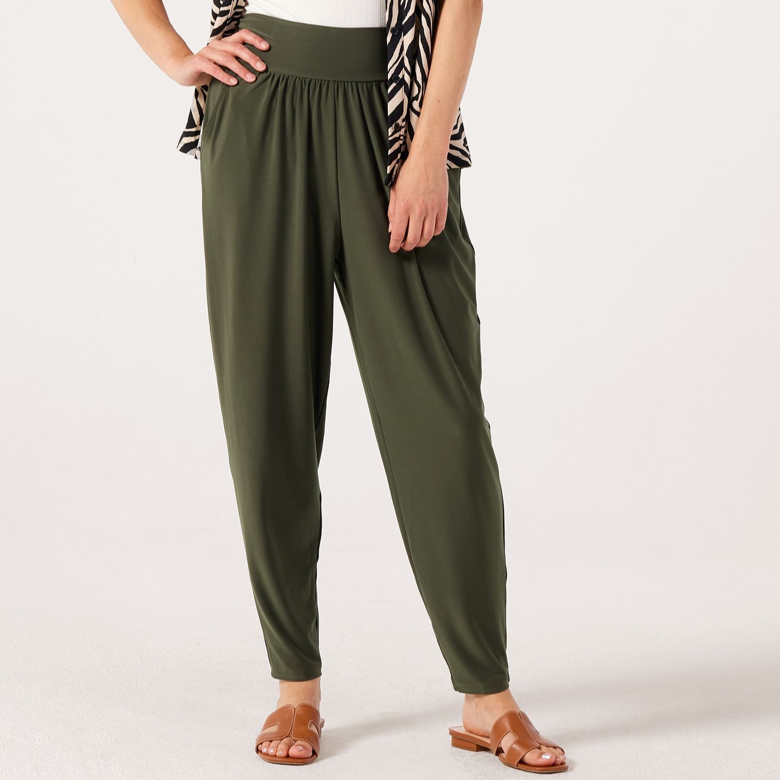Kim & Co Brazil Jersey Wellness Trousers with Pockets