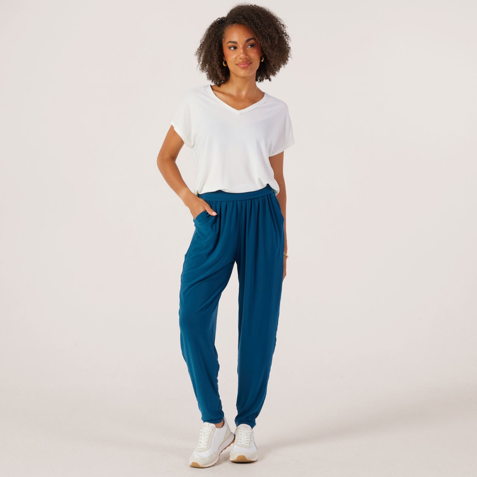 Kim & Co Brazil Jersey Wellness Trousers with Pockets
