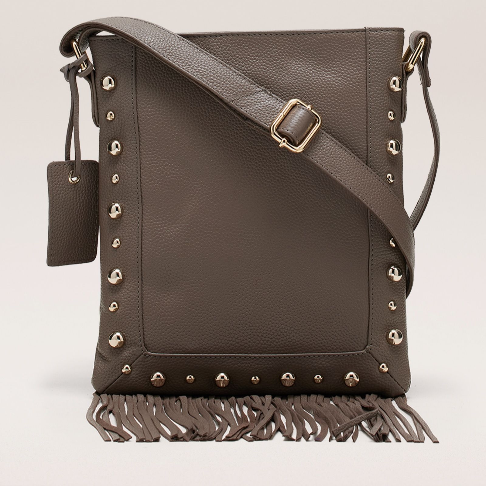 Ashwood Leather Tessa Fringe Cross-Body Bag
