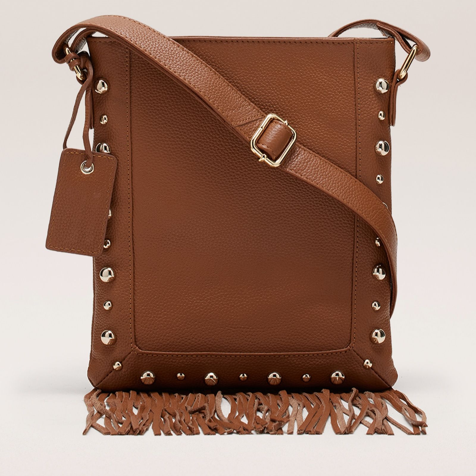 Ashwood Leather Tessa Fringe Cross-Body Bag