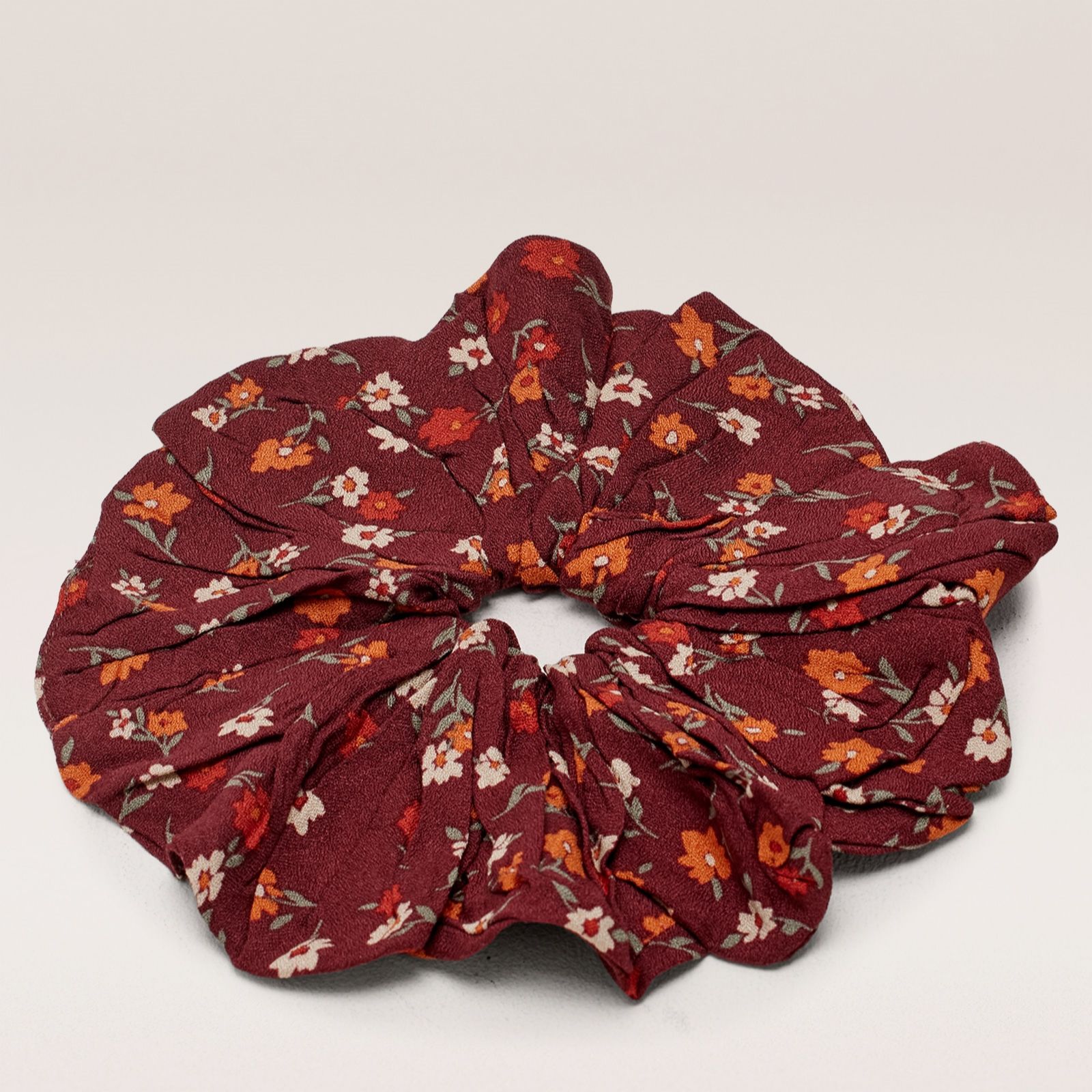 Apricot Oversized Hair Scrunchie