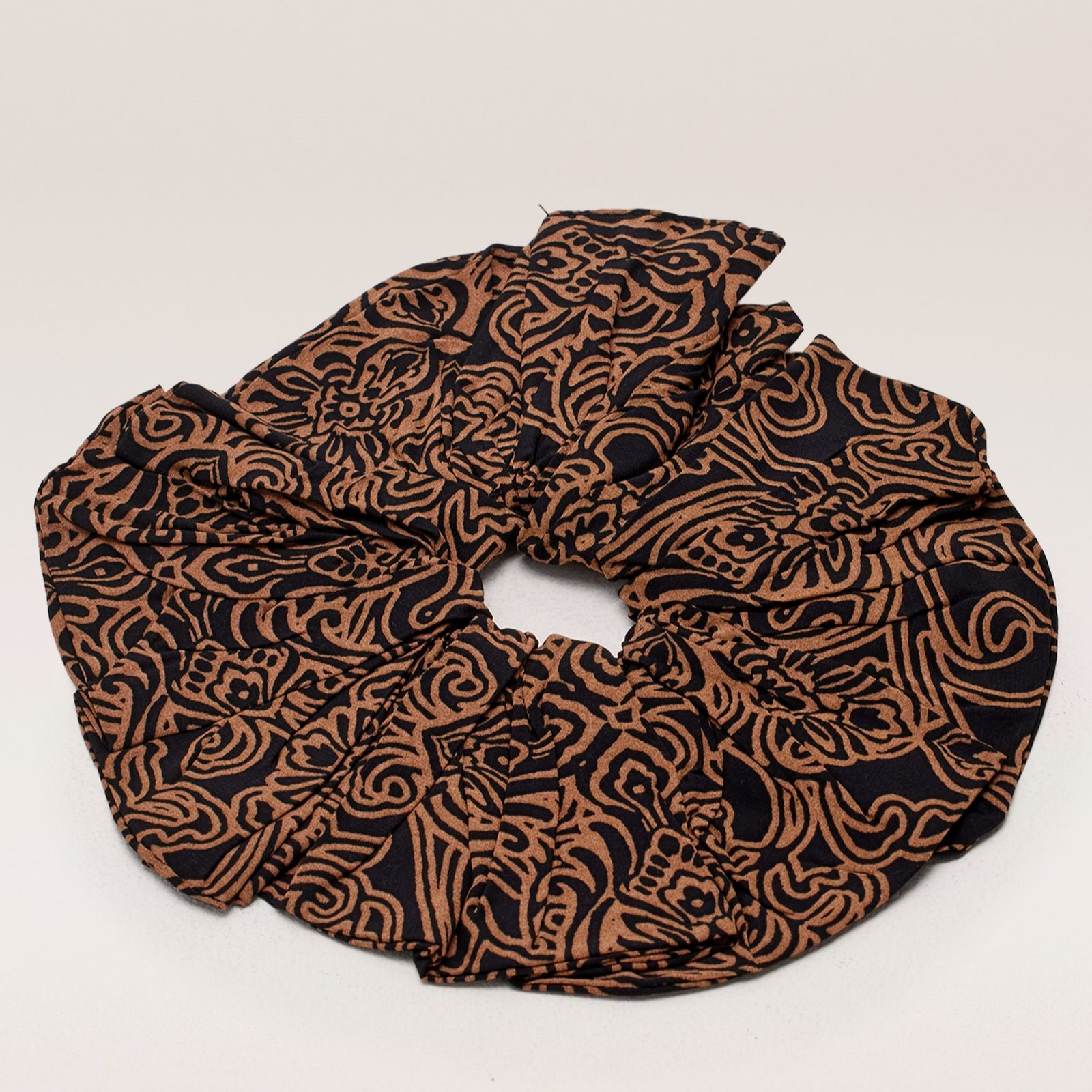Apricot Oversized Hair Scrunchie