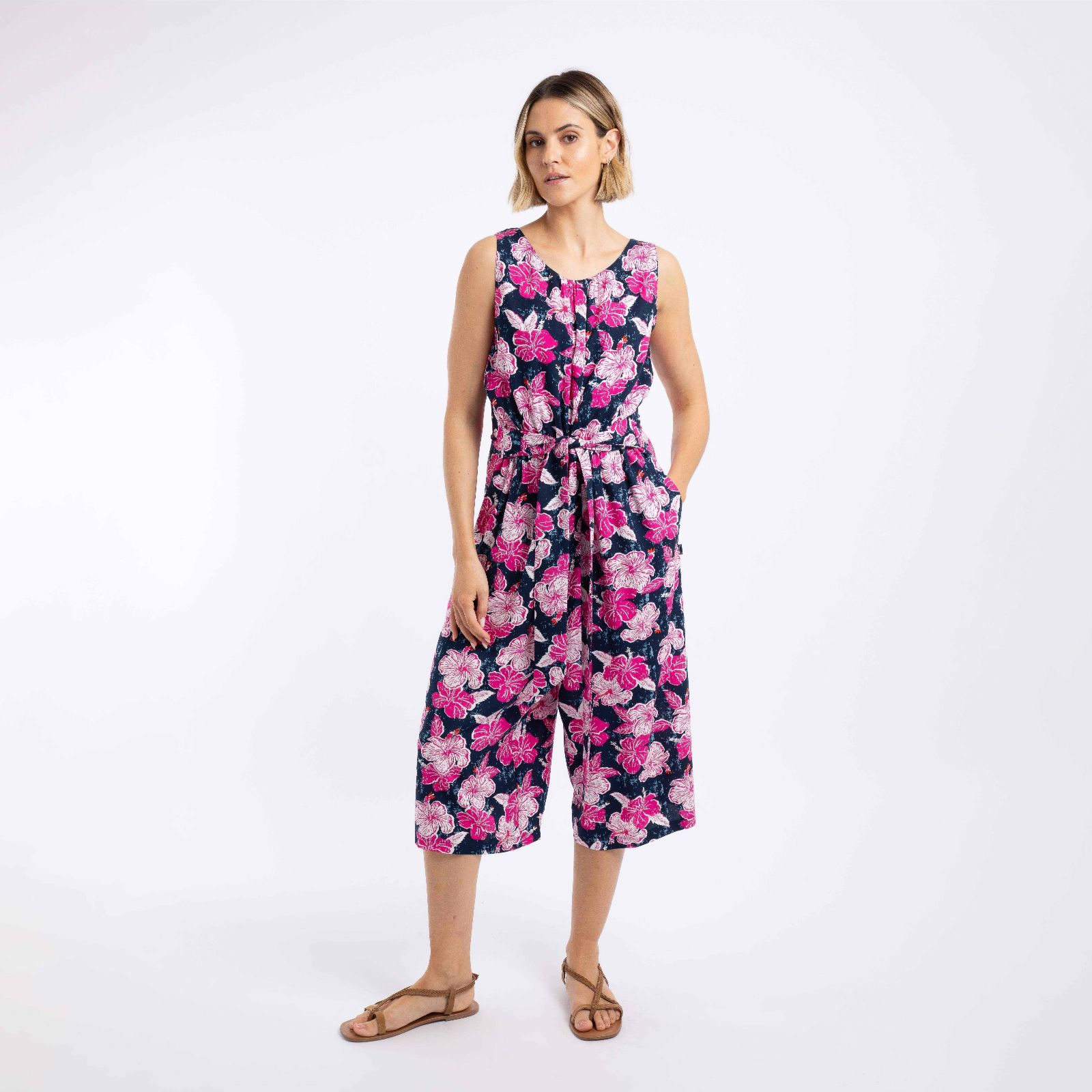 Weird Fish Nalani Printd Jumpsuit