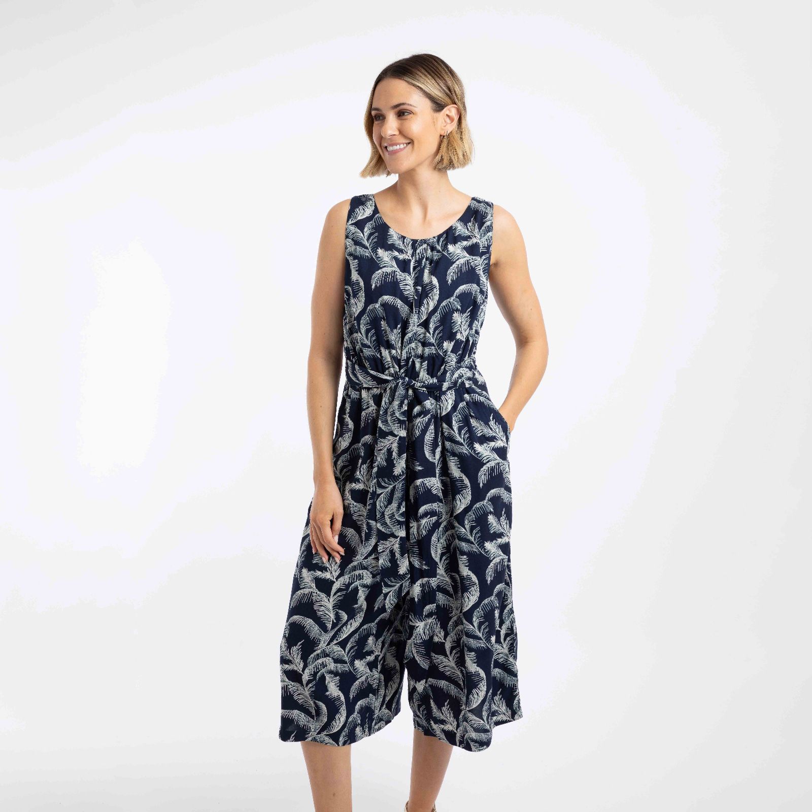 Weird Fish Nalani Printd Jumpsuit