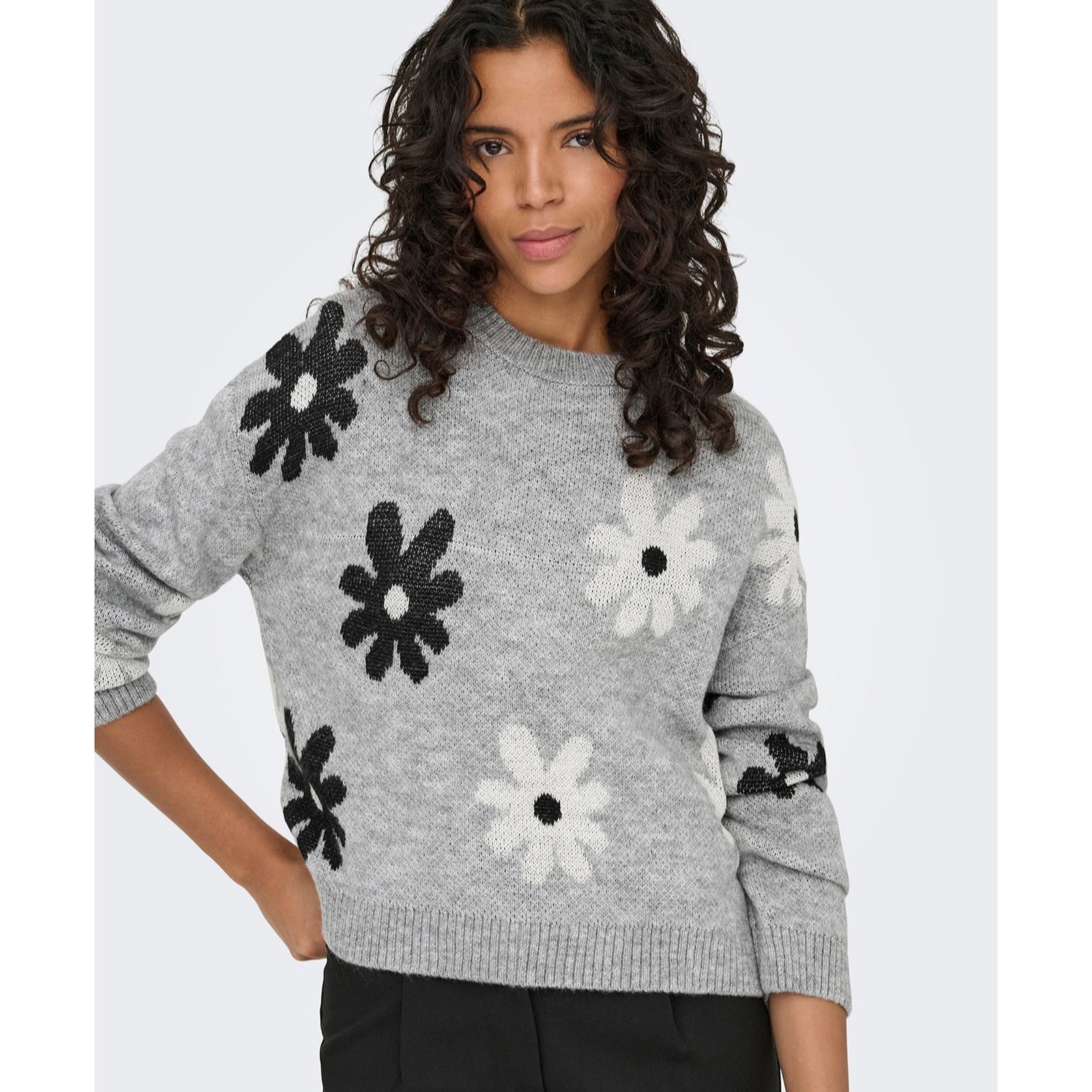 Only Freesia Floral Knitted Jumper