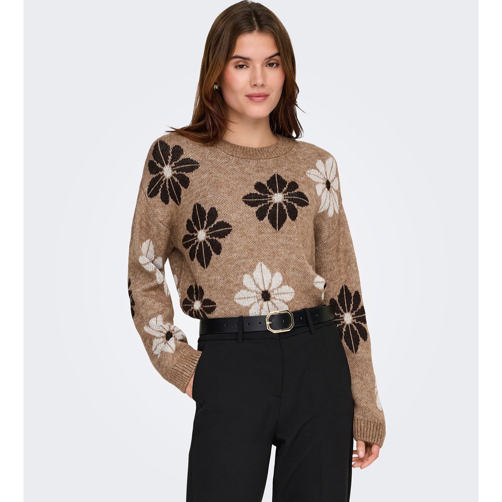 Only Freesia Floral Knitted Jumper