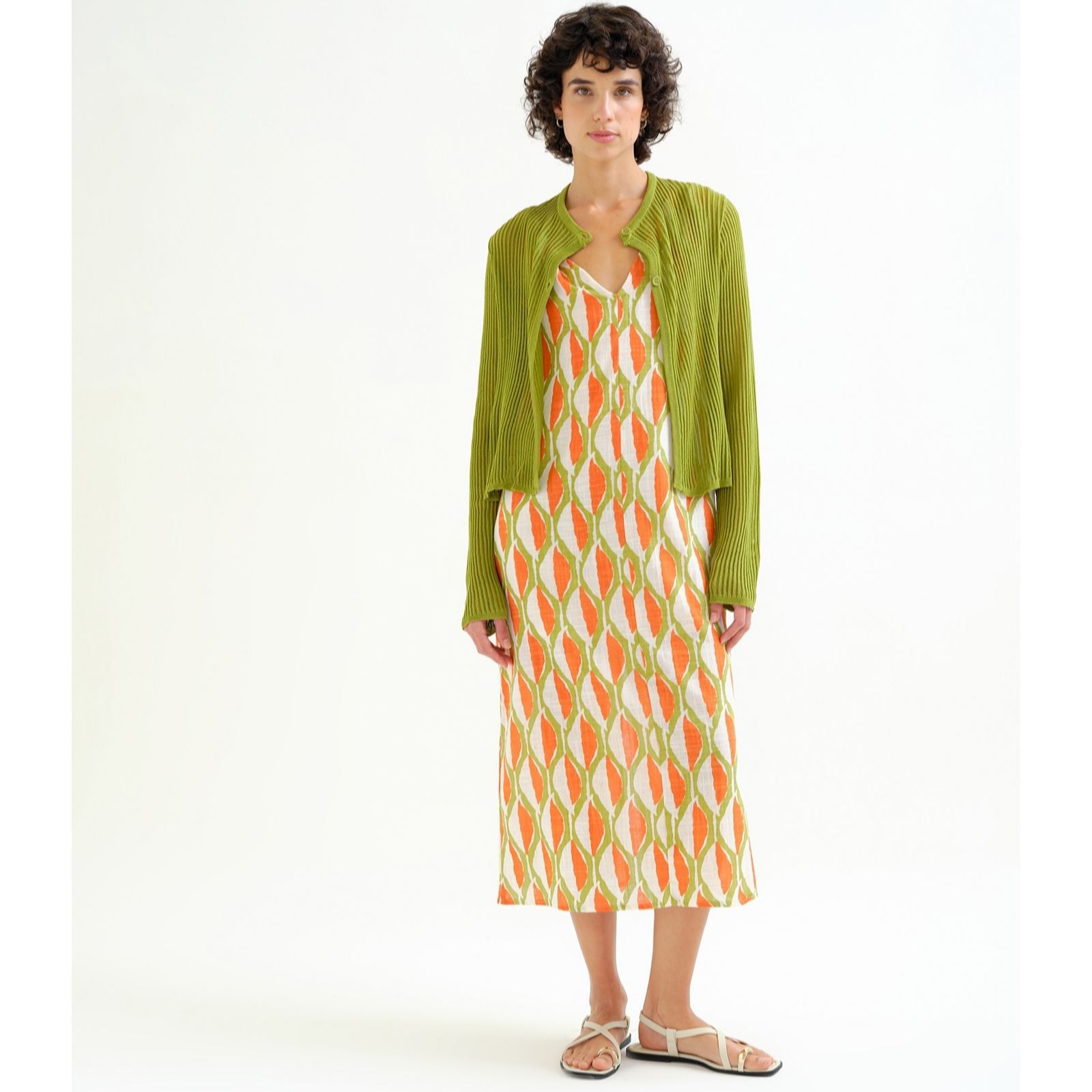 Compania Fantastica Lightweight Two Button Cardigan