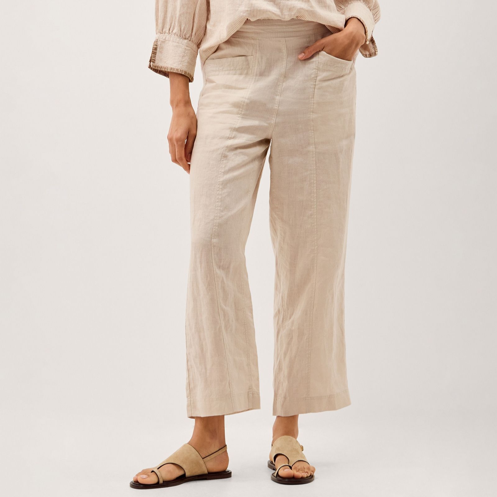Monsoon ~Lucy Linen Trousers Short