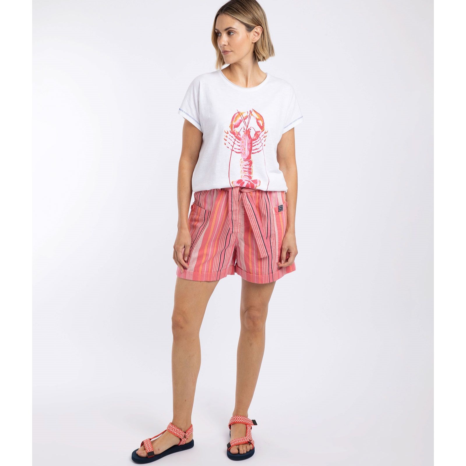 Weird Fish Wilder Striped Summer Shorts